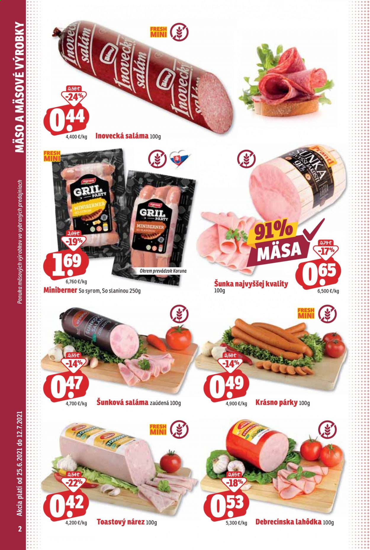 Leták FRESH - 25.6.2021 - 12.7.2021. Strana 2