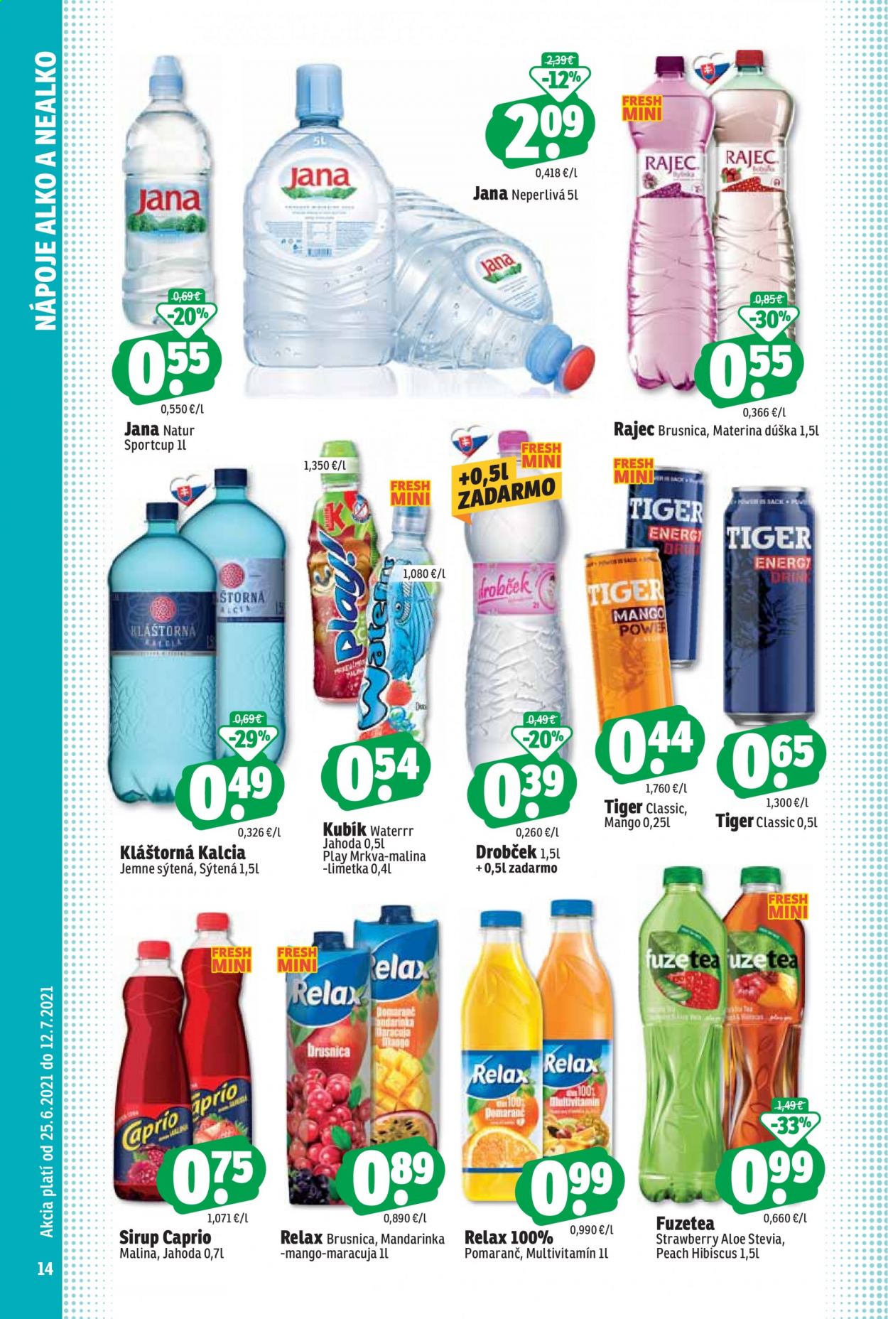 Leták FRESH - 25.6.2021 - 12.7.2021. Strana 14