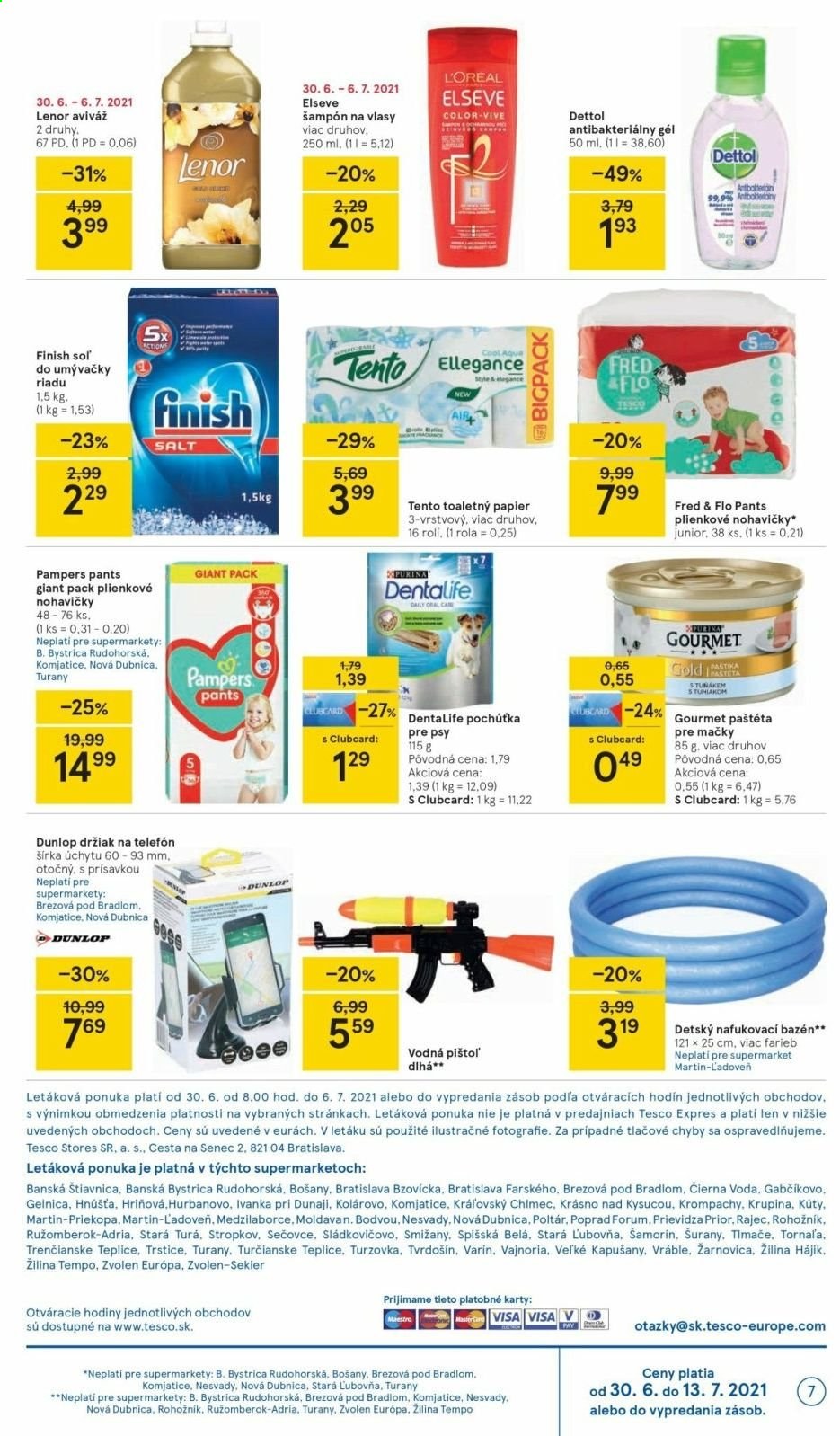 Leták TESCO supermarket - 30.6.2021 - 6.7.2021. Strana 7