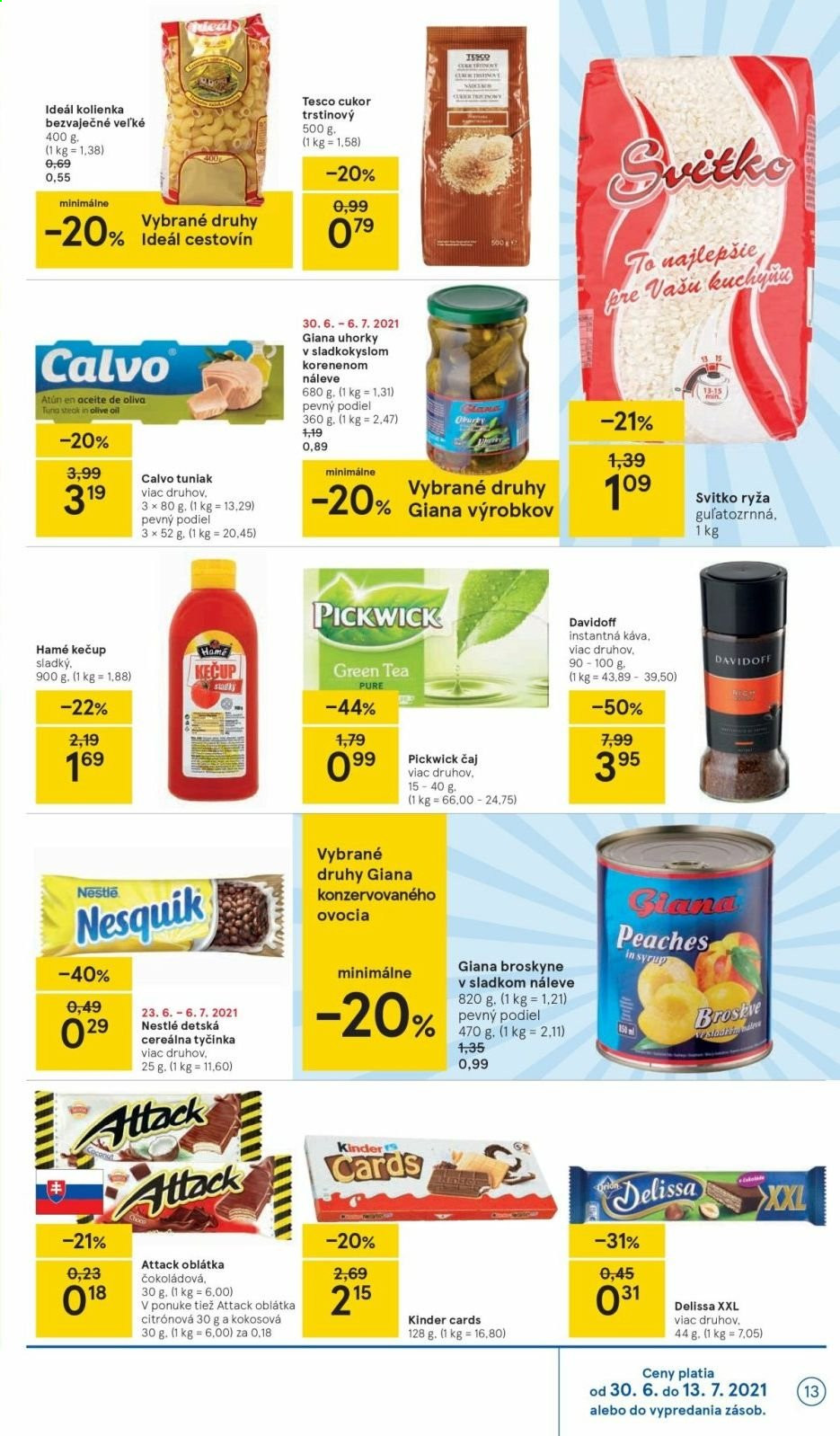 Leták TESCO - 30.6.2021 - 6.7.2021. Strana 13