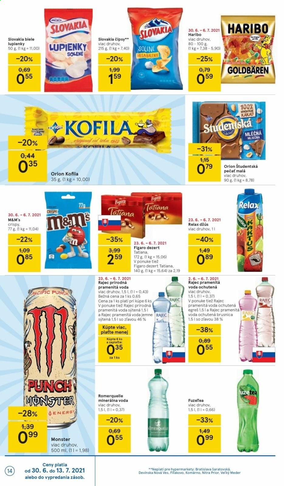Leták TESCO - 30.6.2021 - 6.7.2021. Strana 14