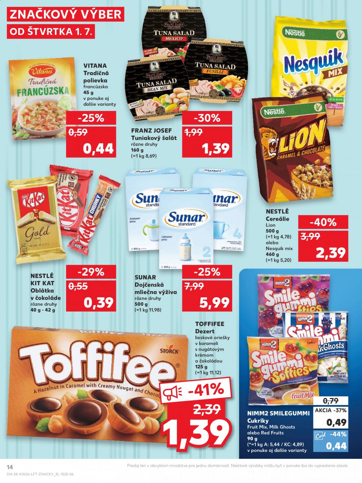 Leták Kaufland - 1.7.2021 - 7.7.2021. Strana 14