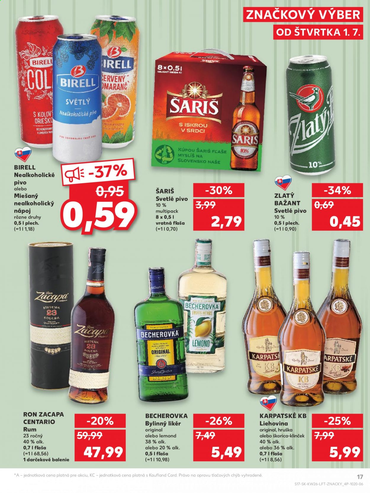 Leták Kaufland - 1.7.2021 - 7.7.2021. Strana 17