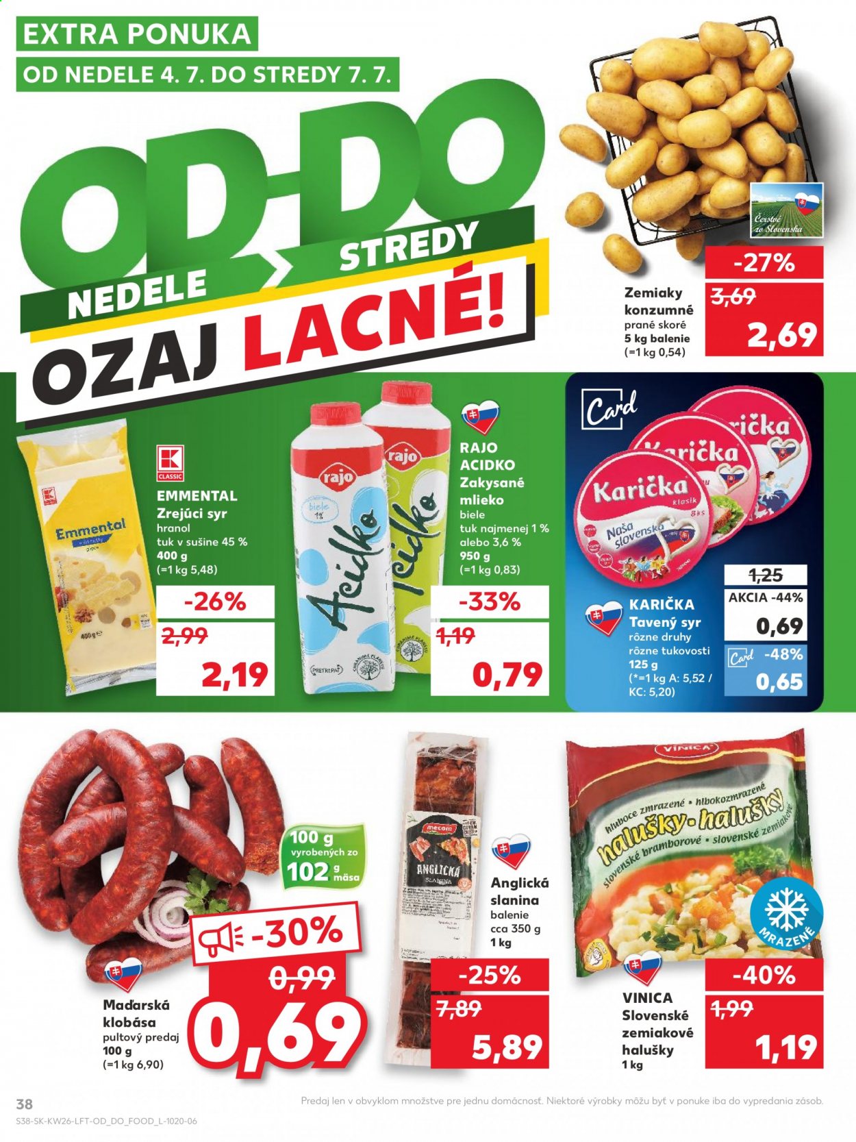 Leták Kaufland - 1.7.2021 - 7.7.2021. Strana 38