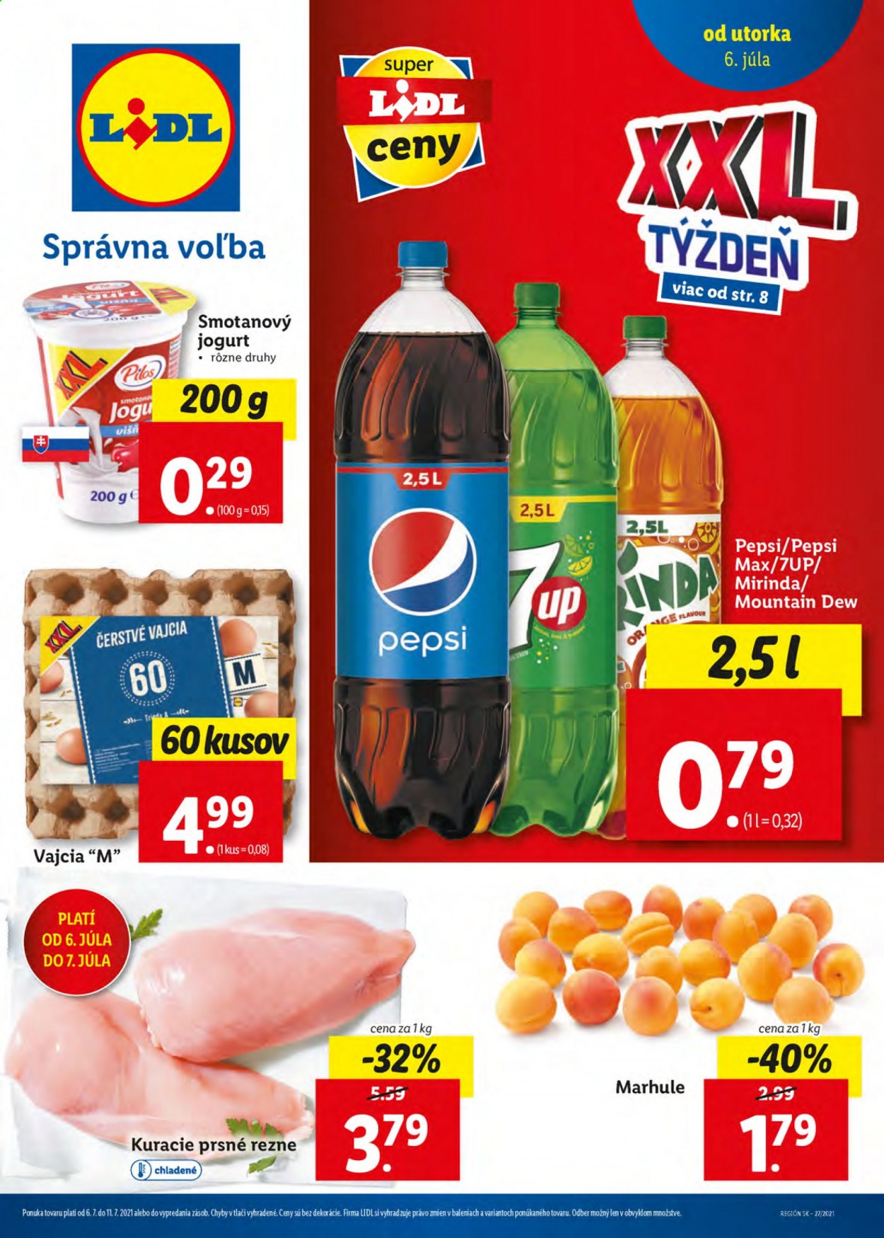 Leták Lidl - 6.7.2021 - 11.7.2021. Strana 1