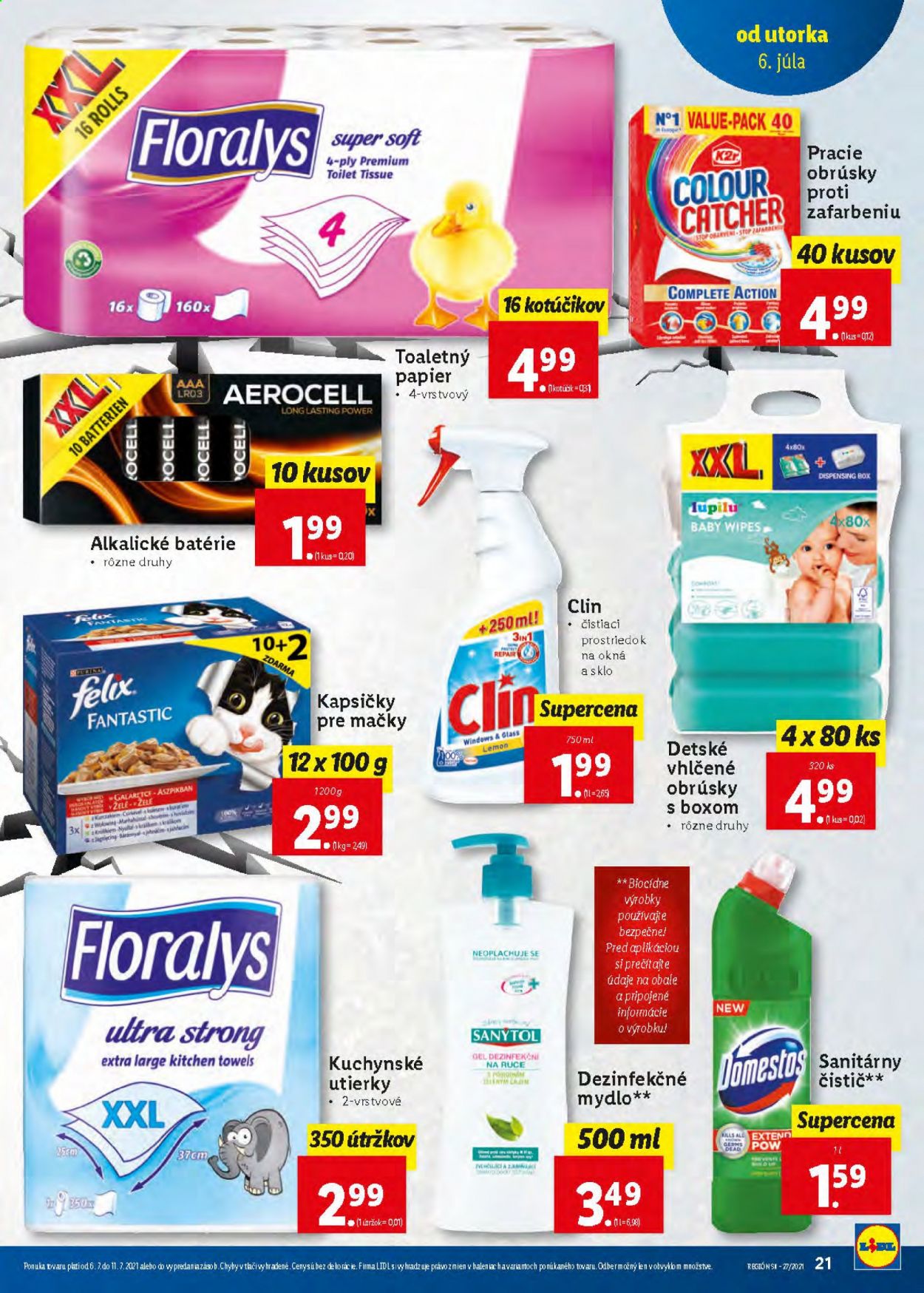 Leták Lidl - 6.7.2021 - 11.7.2021. Strana 21
