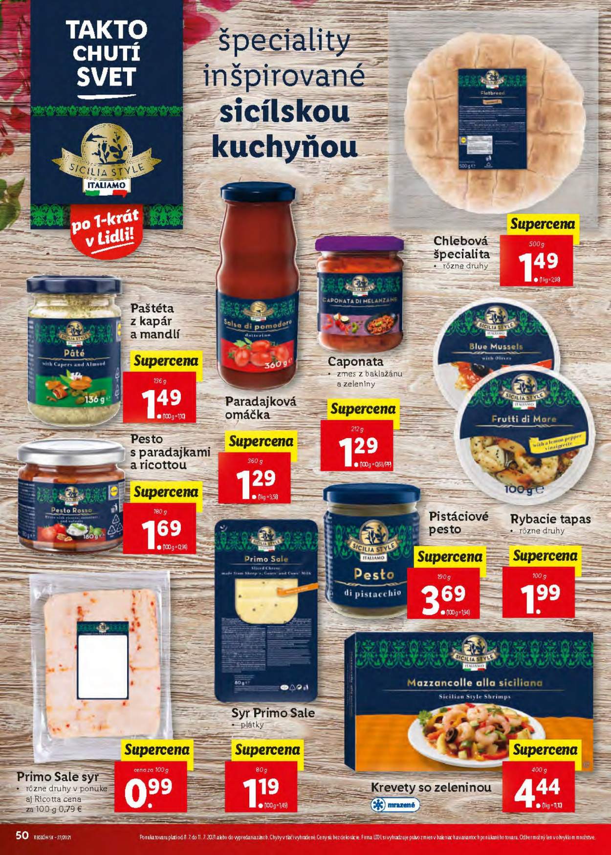 Leták Lidl - 6.7.2021 - 11.7.2021. Strana 50