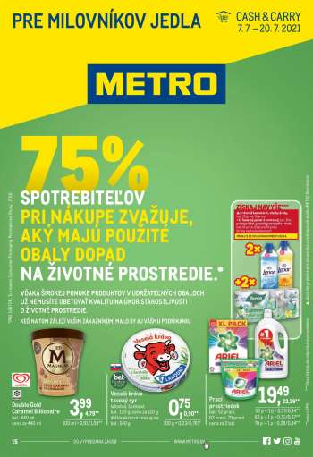Leták Metro - 7.7.2021 - 20.7.2021.
