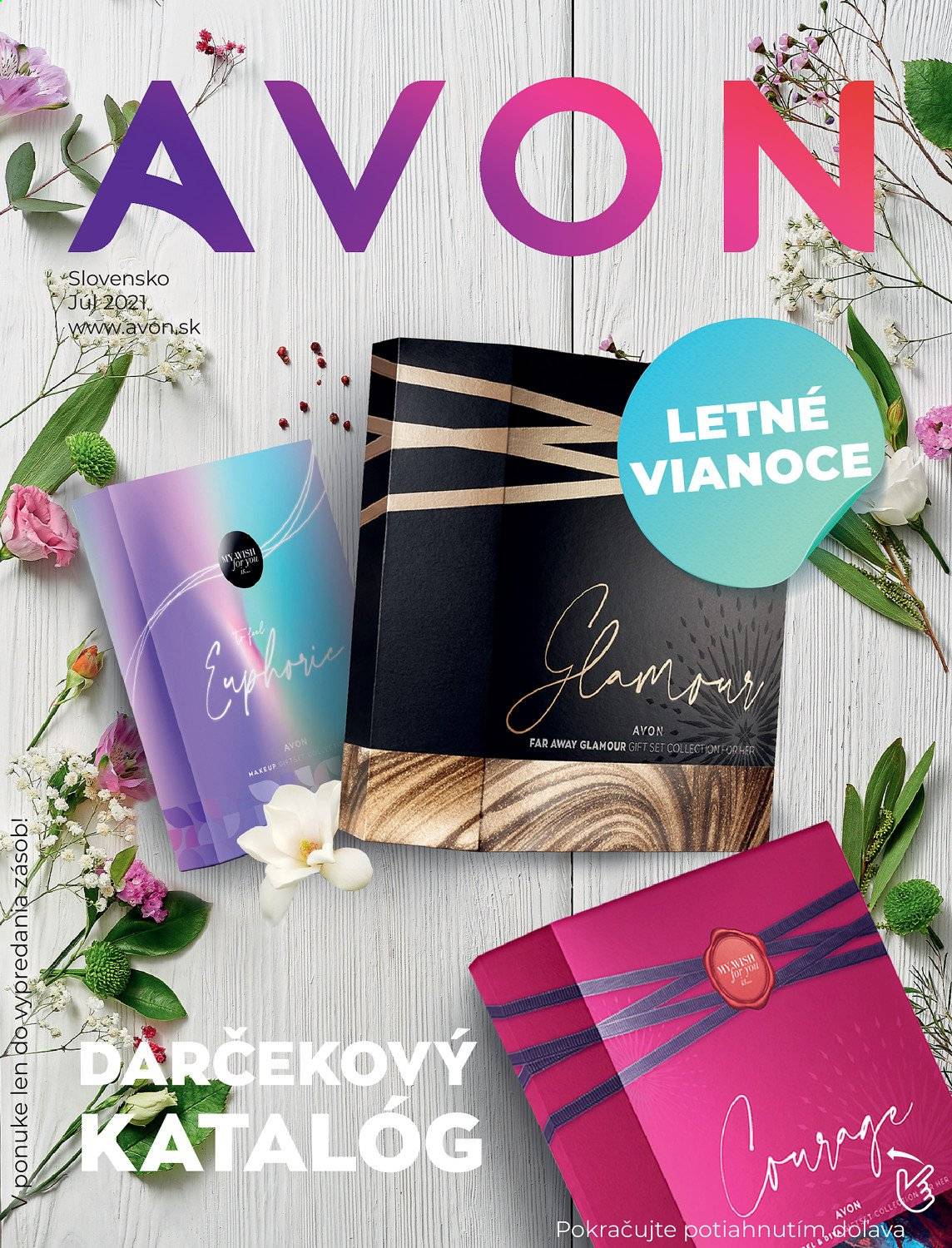 thumbnail - Leták Avon - 1.7.2021 - 31.7.2021 - Produkty v akcii - prostriedok na riad, Pur, Avon, Glamour. Strana 1.