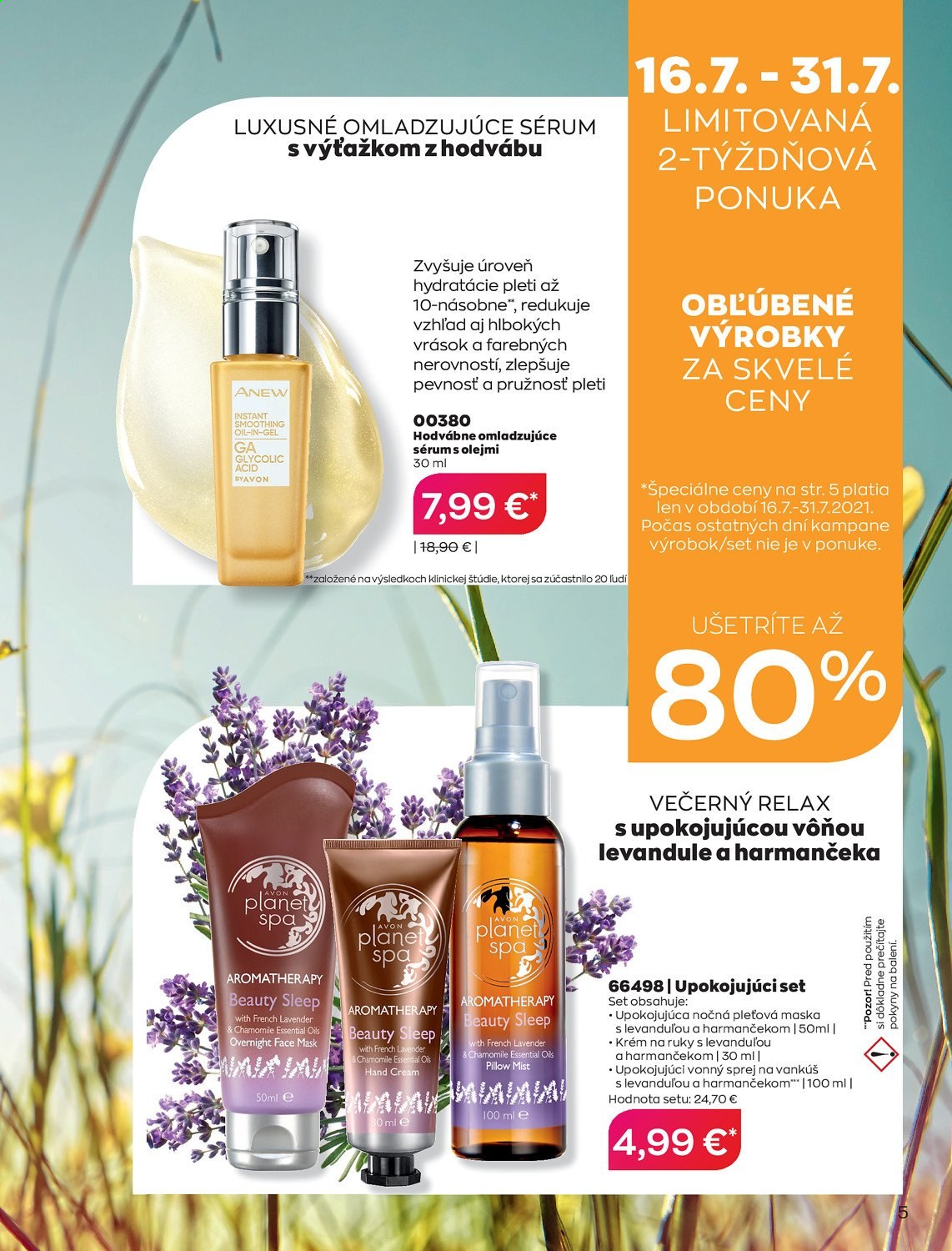 Leták Avon - 1.7.2021 - 31.7.2021. Strana 9