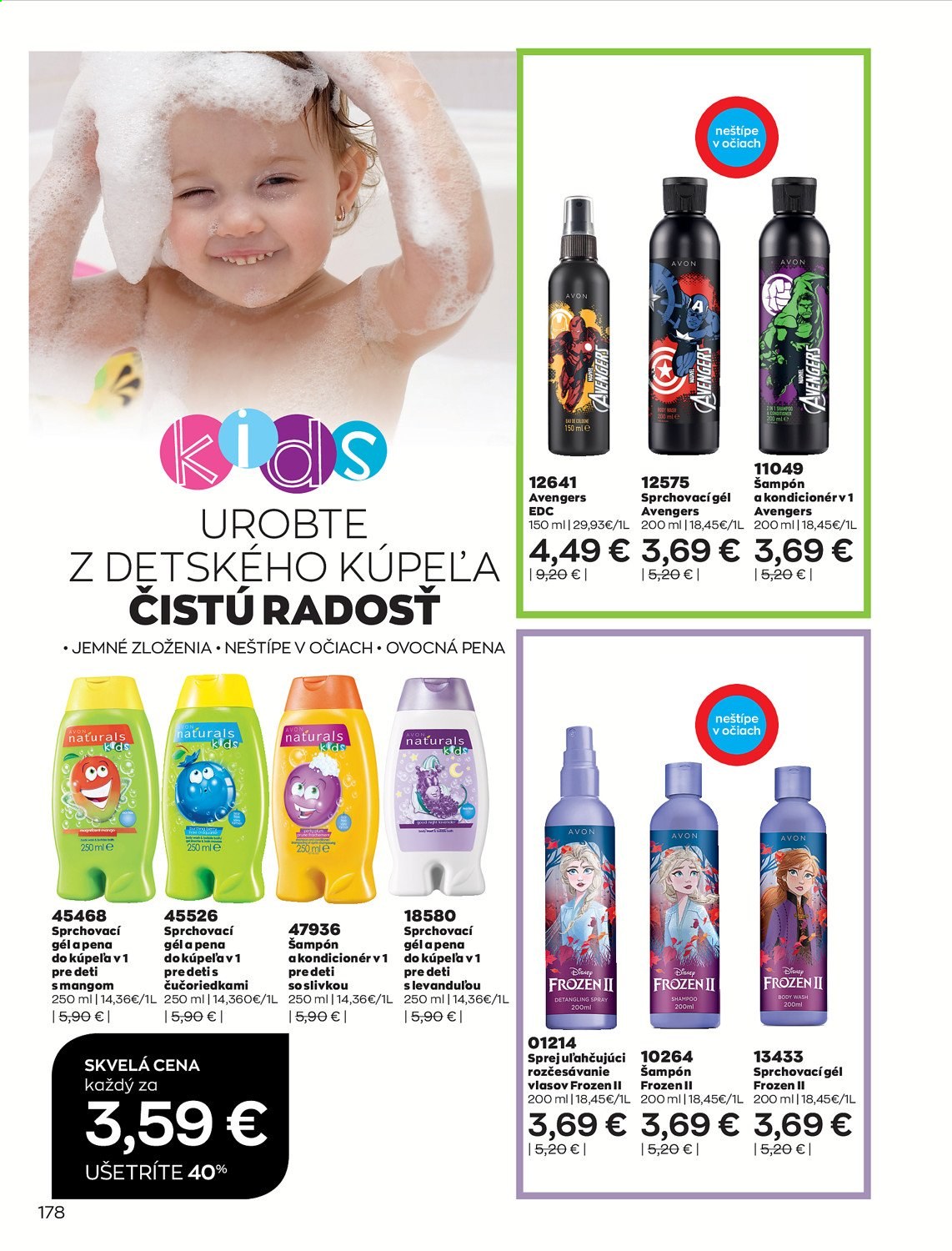 Leták Avon - 1.7.2021 - 31.7.2021. Strana 182