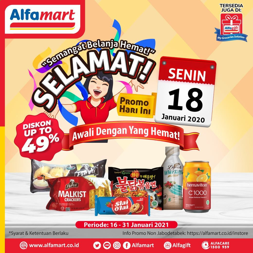 thumbnail - Promo Alfamart - 01/16/2021 - 01/31/2021 - Produk diskon - crackers. Halaman 1.