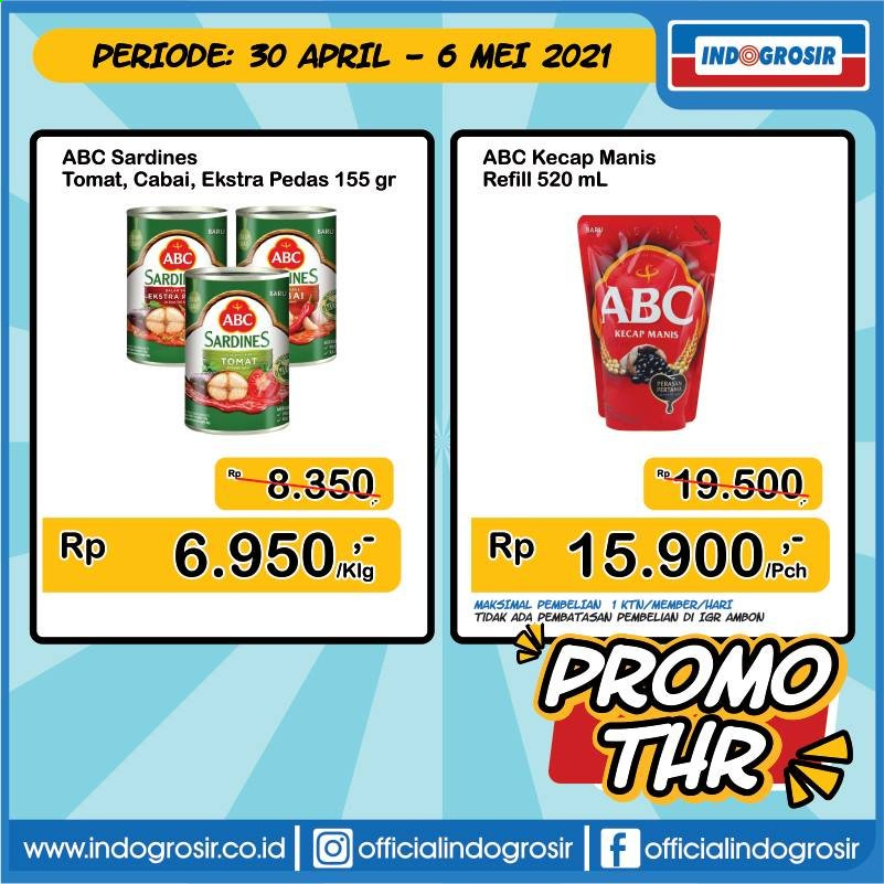 thumbnail - Promo Indogrosir - 04/30/2021 - 05/06/2021 - Produk diskon - tomat, sardines, kecap manis. Halaman 4.