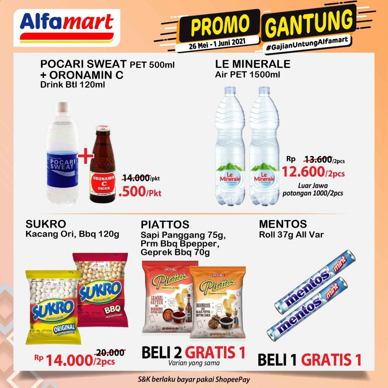 thumbnail - Promo Alfamart - 05/26/2021 - 06/01/2021 - Produk diskon - sambal, pet, mint, kacang, drink. Halaman 4.