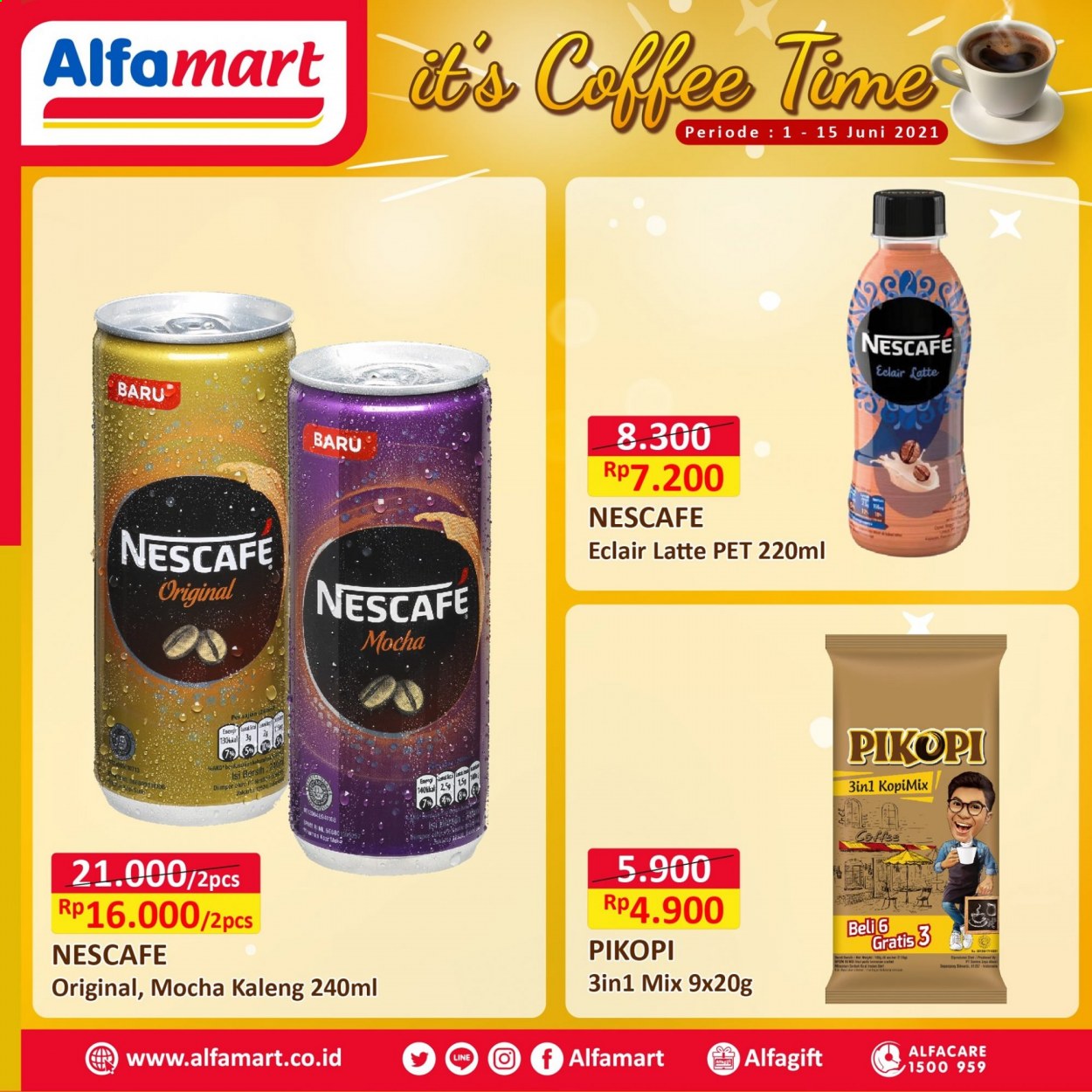 thumbnail - Promo Alfamart - 06/01/2021 - 06/15/2021 - Produk diskon - coffee, pet. Halaman 4.