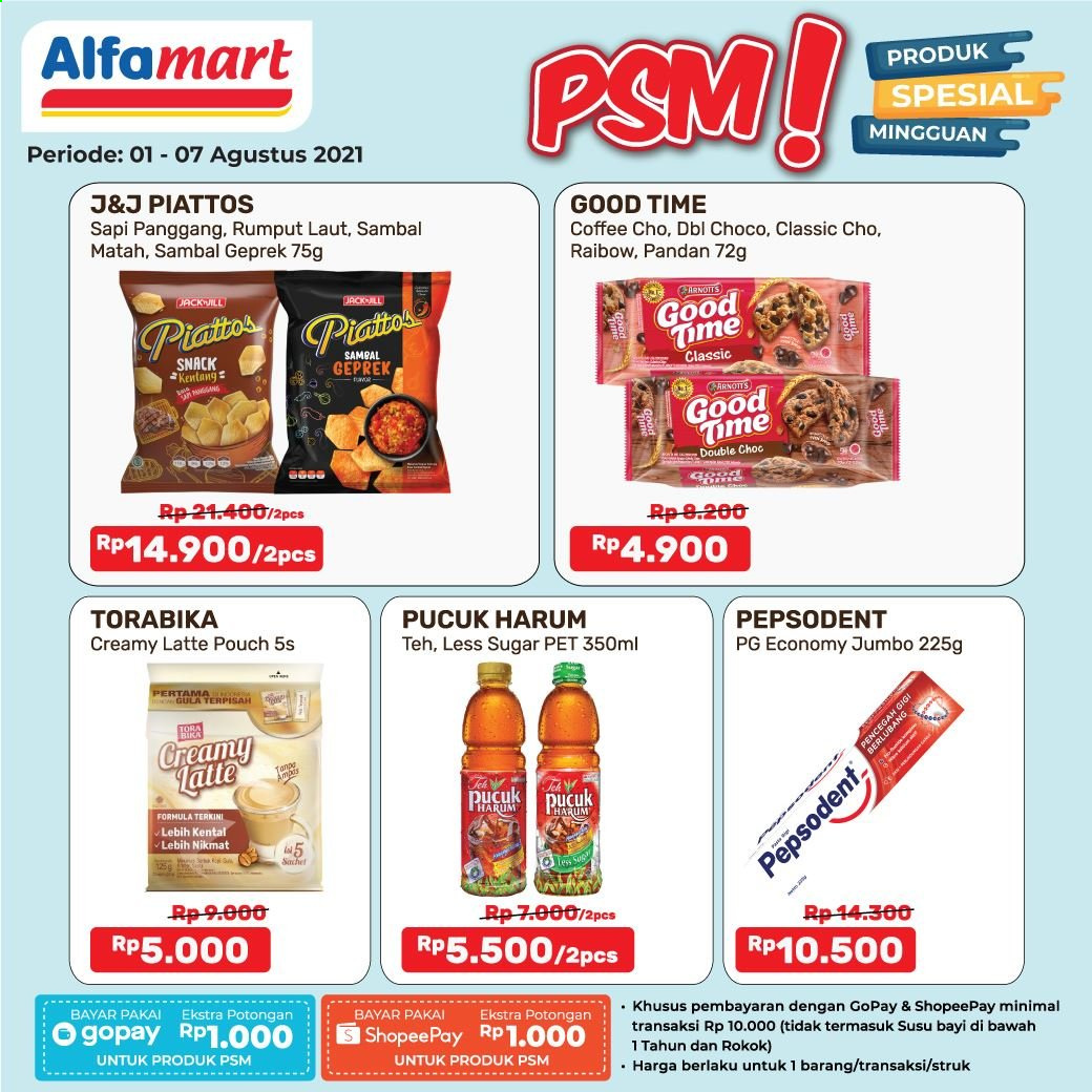 thumbnail - Promo Alfamart - 08/01/2021 - 08/07/2021 - Produk diskon - coffee, sugar, sambal, pepsodent, pet, kentang. Halaman 1.