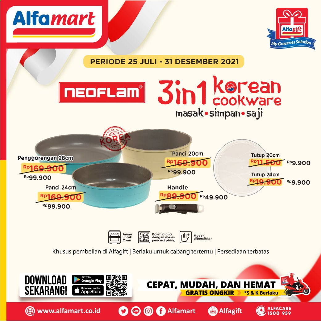 thumbnail - Promo Alfamart - 08/25/2021 - 12/31/2021 - Produk diskon - panci, piring, oven, handles. Halaman 1.