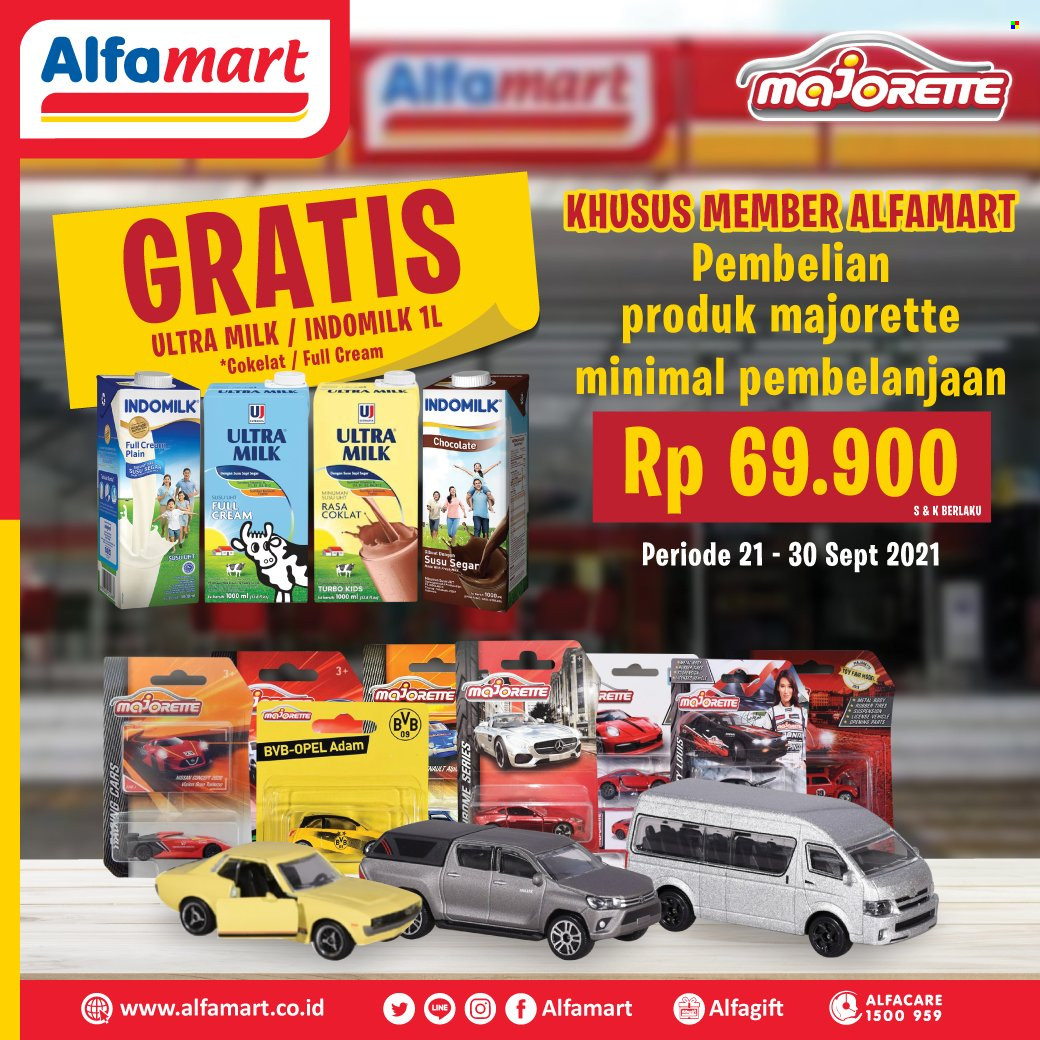 thumbnail - Promo Alfamart - 09/21/2021 - 09/30/2021 - Produk diskon - milk, indomilk, milk chocolate, chocolate. Halaman 1.