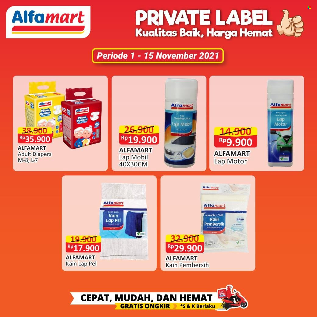 thumbnail - Promo Alfamart - 11/01/2021 - 11/15/2021 - Produk diskon - pel, mobil, car. Halaman 2.