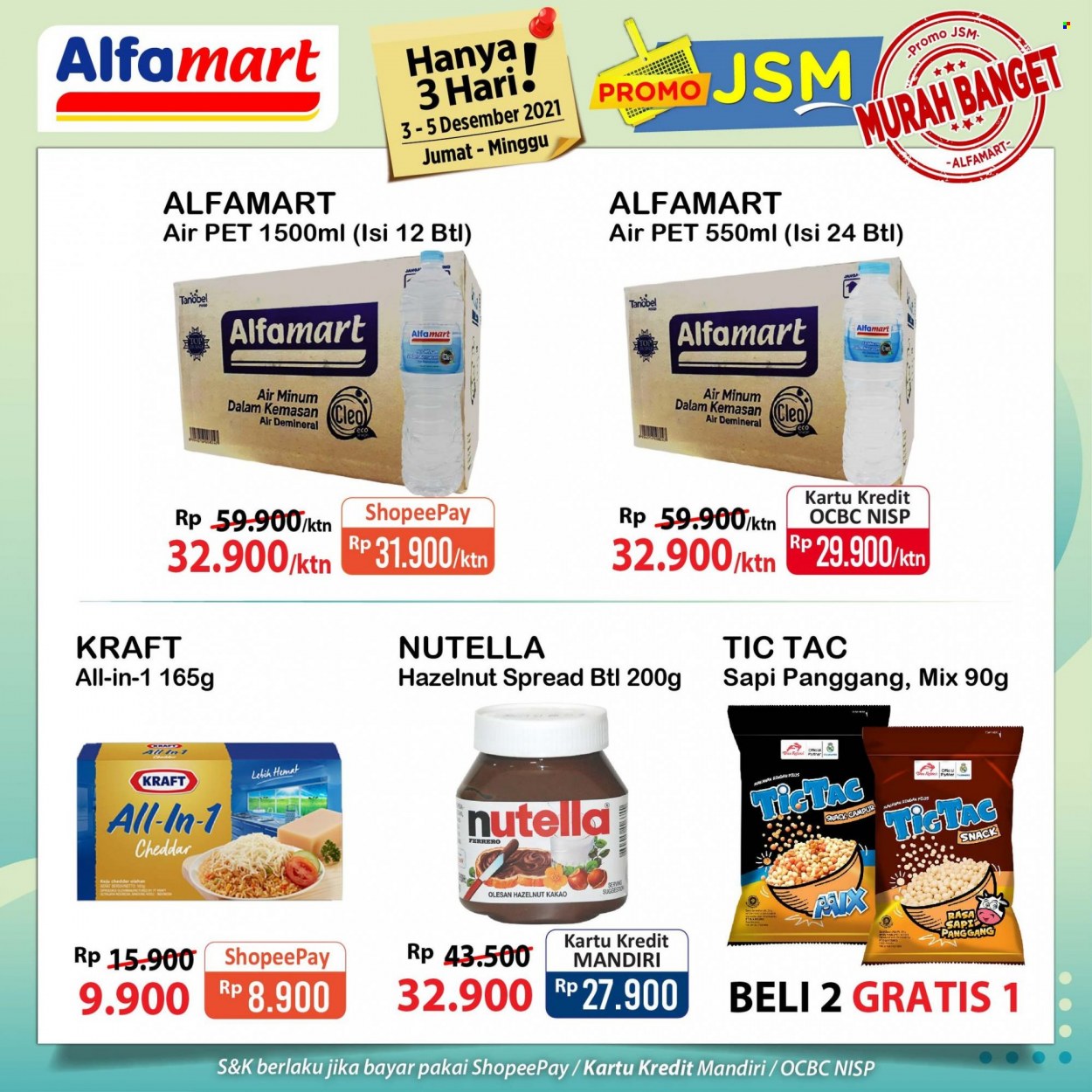 Promo Alfamart - 12/03/2021 - 12/05/2021 - Produk diskon - pet, nutella, cheddar, snack. Halaman 2.