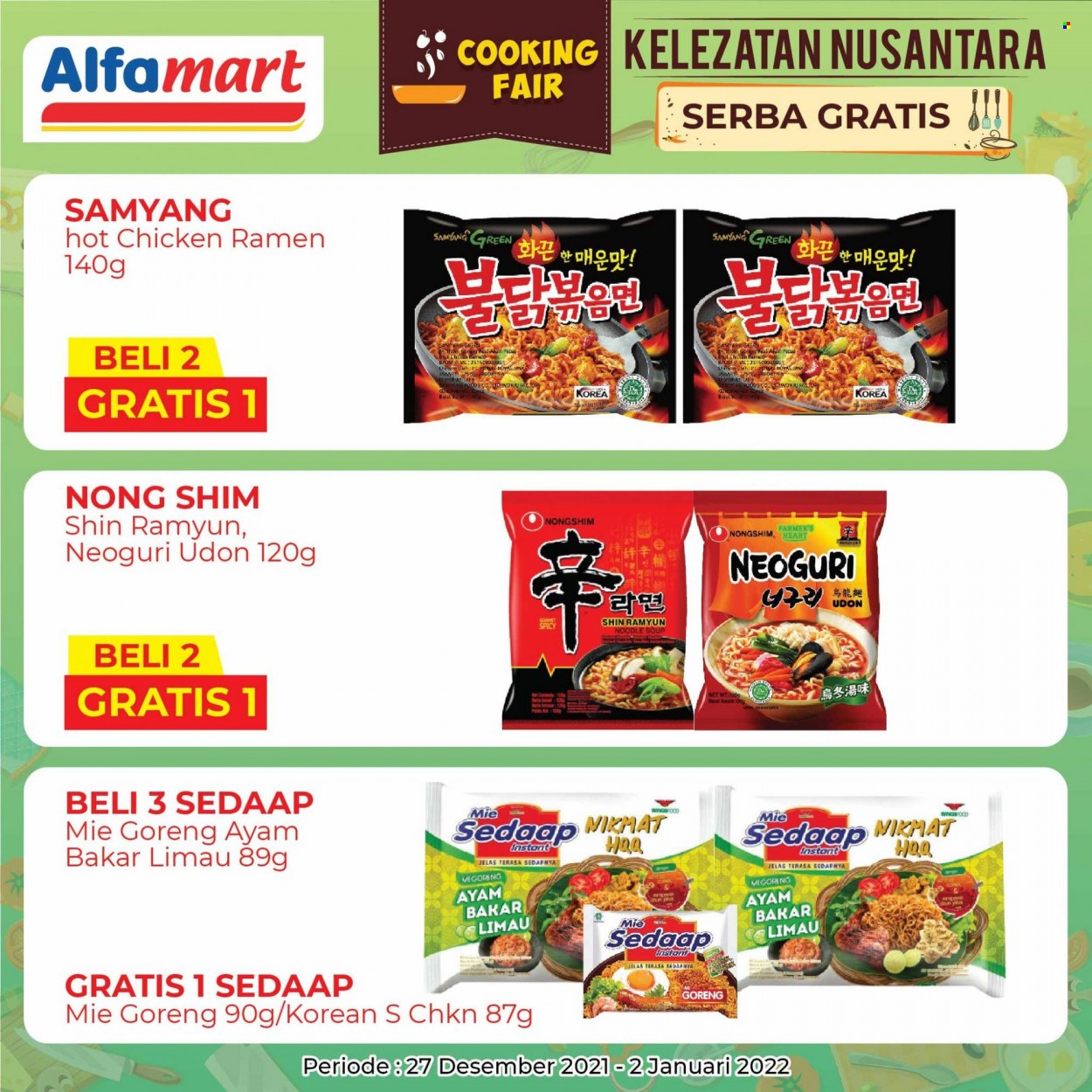 thumbnail - Promo Alfamart - 12/27/2021 - 01/02/2022 - Produk diskon - chicken, goreng, ramen, noodle, ayam. Halaman 23.