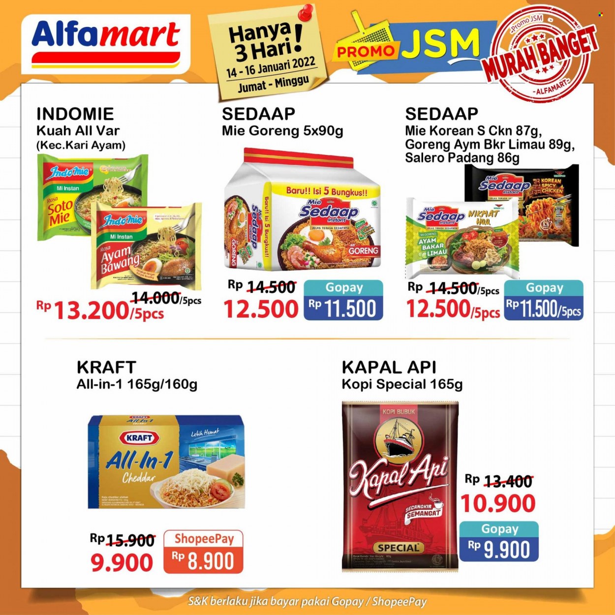 thumbnail - Promo Alfamart - 01/14/2022 - 01/16/2022 - Produk diskon - chicken, goreng, minyak, kapal, indomie, cheddar, bawang, ayam. Halaman 3.