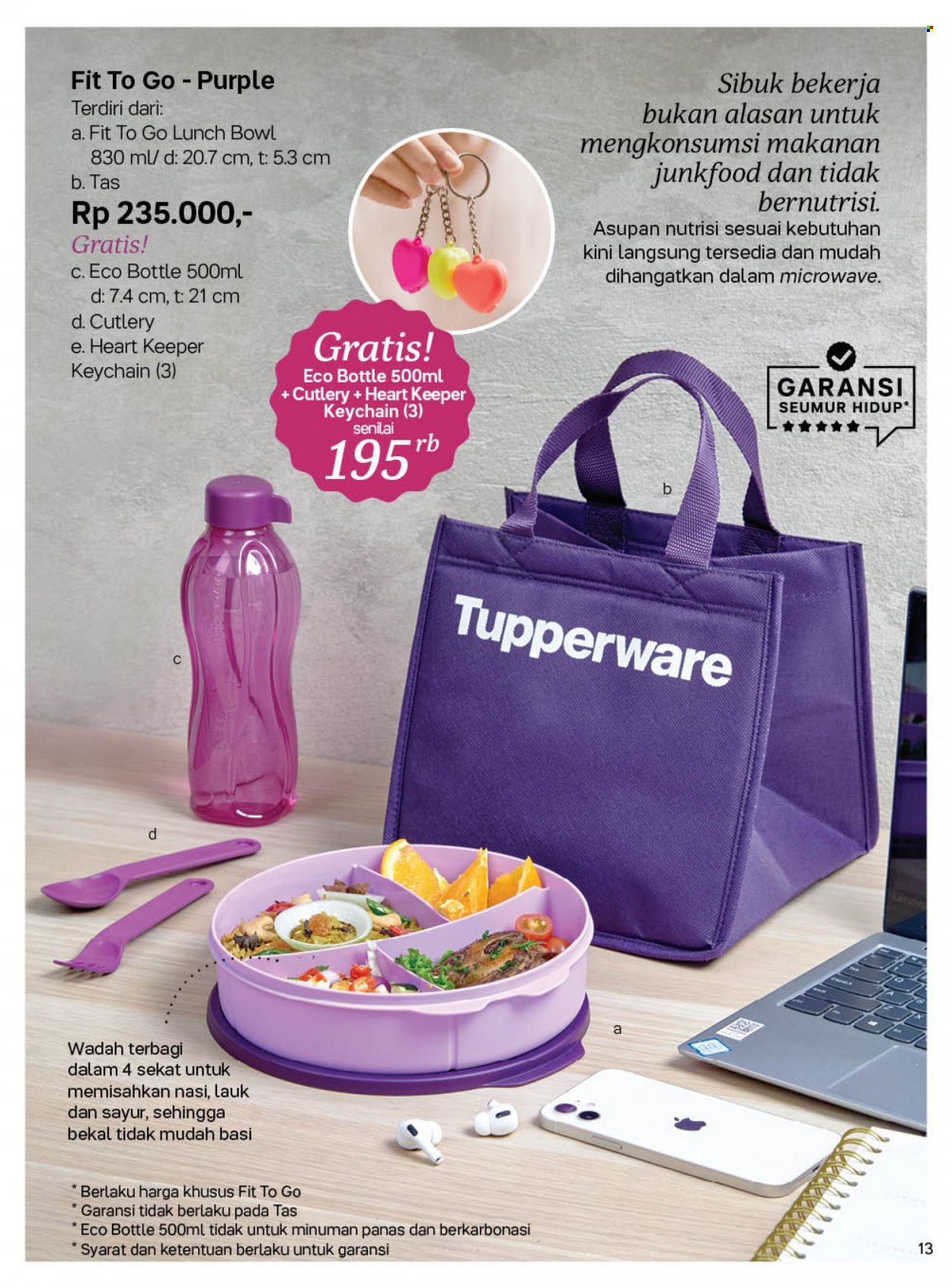 thumbnail - Promo Tupperware - 05/29/2022 - 06/25/2022 - Produk diskon - tas, sesuai, microwave, bottle, bowl. Halaman 13.