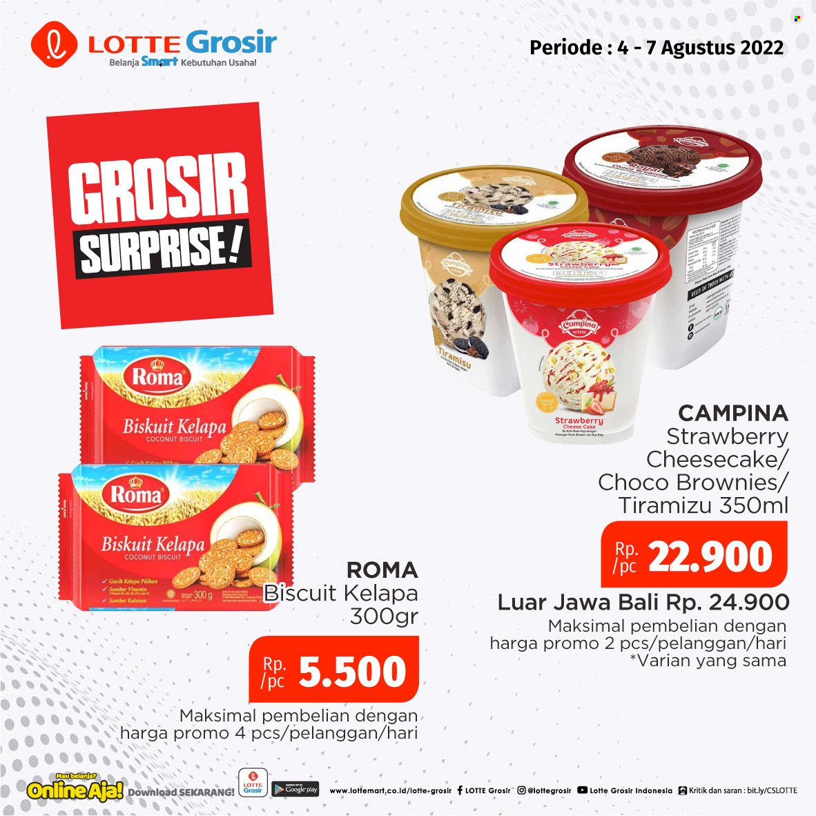 thumbnail - Promo LOTTE Grosir - 08/04/2022 - 08/07/2022 - Produk diskon - biscuits, vitamin. Halaman 4.