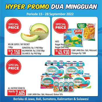 Promo Hypermart - 09/15/2022 - 09/28/2022.