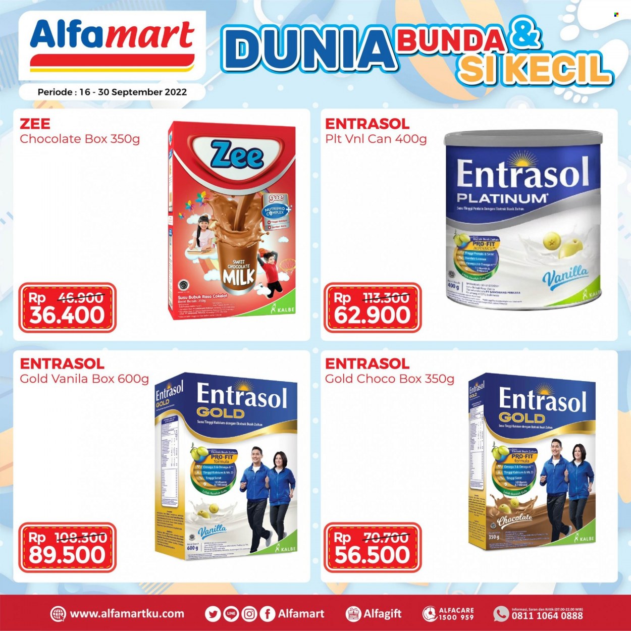 thumbnail - Promo Alfamart - 09/16/2022 - 09/30/2022 - Produk diskon - milk, pel, omega-3, kale, chocolate, chocolate milk, gula, gold, coke, box, vitamin. Halaman 39.