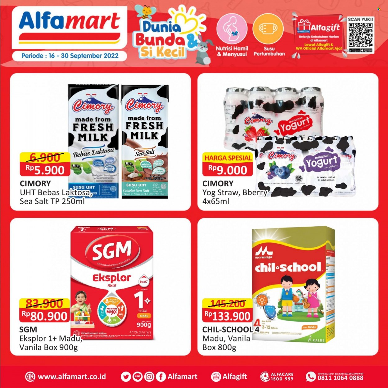 thumbnail - Promo Alfamart - 09/16/2022 - 09/30/2022 - Produk diskon - milk, yogurt, cress, cimory, box, car, vitamin. Halaman 48.