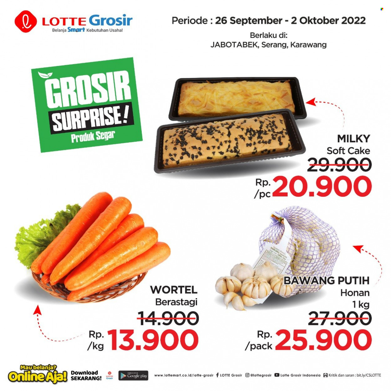 thumbnail - Promo LOTTE Grosir - 09/26/2022 - 10/02/2022 - Produk diskon - wortel, garlic, bawang, bawang putih. Halaman 7.