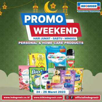 Indogrosir promo - Promo Weekend - Personal & home care products