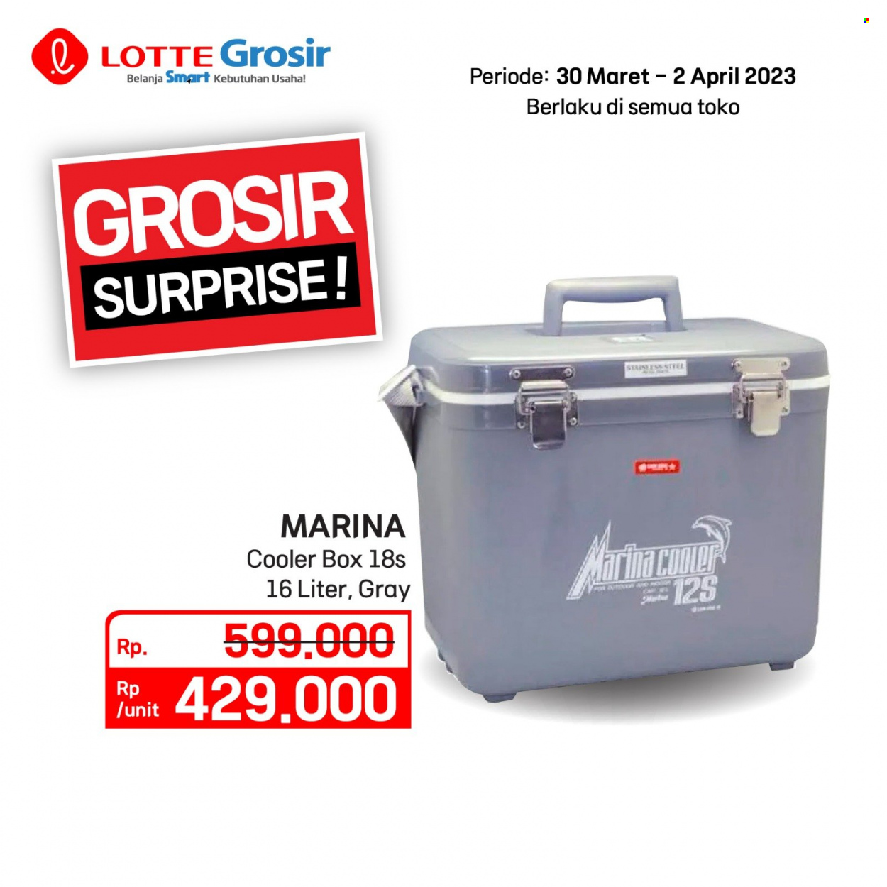 thumbnail - Promo LOTTE Grosir - 03/30/2023 - 04/02/2023 - Produk diskon - stainless, outdoor, box, car. Halaman 12.
