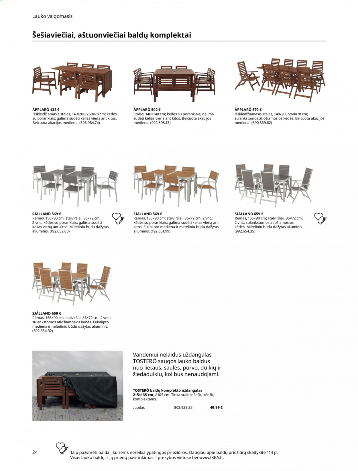 thumbnail - „IKEA“ leidinys - Išpardavimų produktai - stalo, rėmas. 24 puslapis.