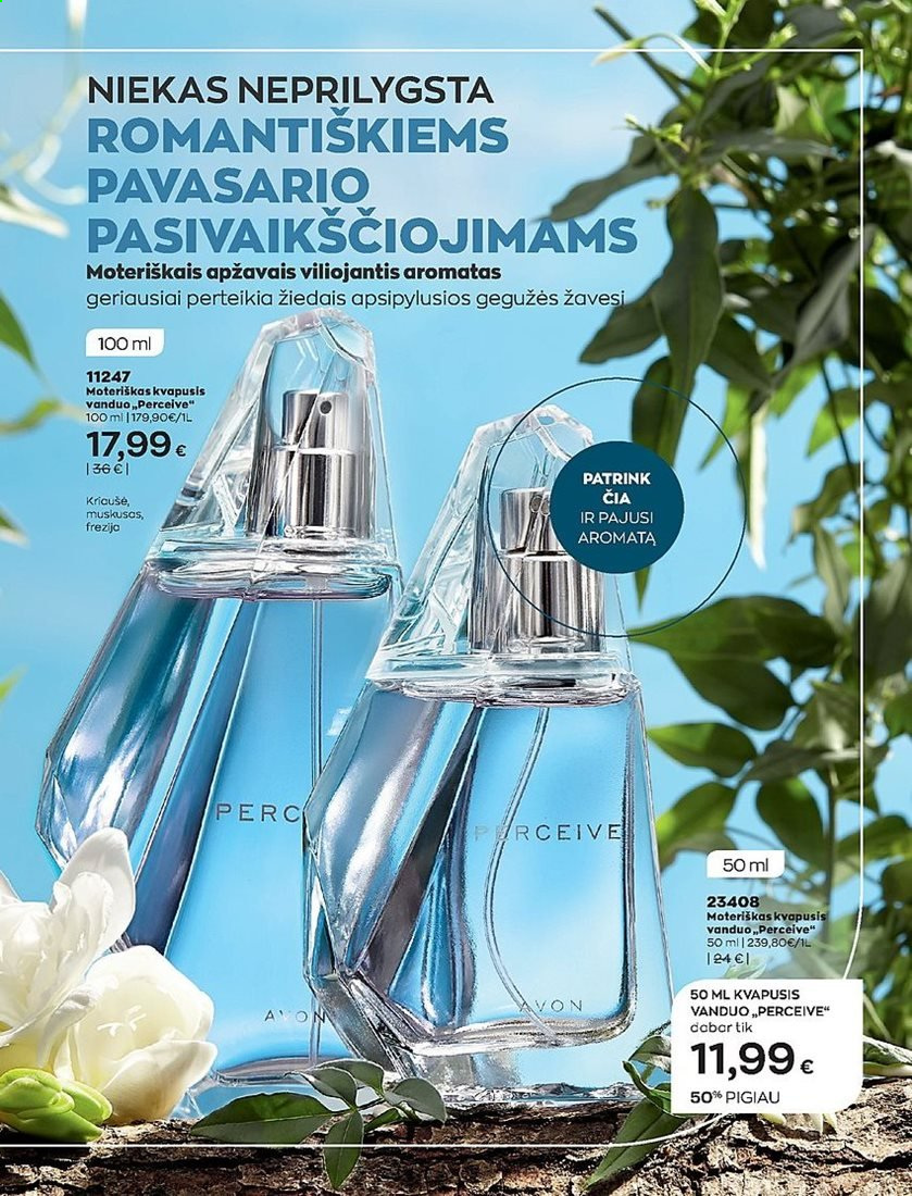 thumbnail - „Avon“ leidinys - 2021 05 01 - 2021 05 31 - Išpardavimų produktai - Avon, kvapusis vanduo, moteriškas kvapusis vanduo. 15 puslapis.