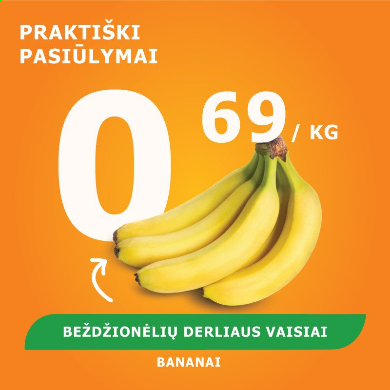 thumbnail - „NORFA“ leidinys - 2021 07 30 - 2021 08 01 - Išpardavimų produktai - bananai. 2 puslapis.
