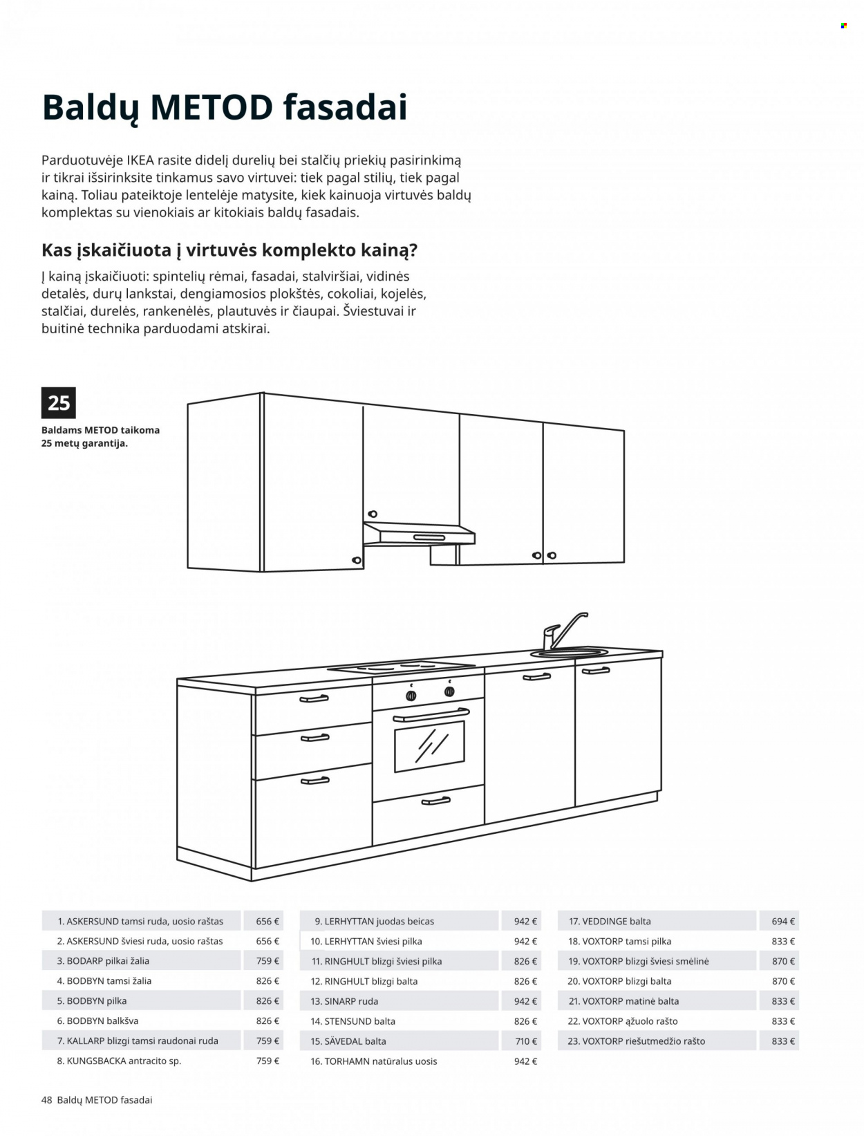 thumbnail - „IKEA“ leidinys - Išpardavimų produktai - baldams, rėmas. 48 puslapis.