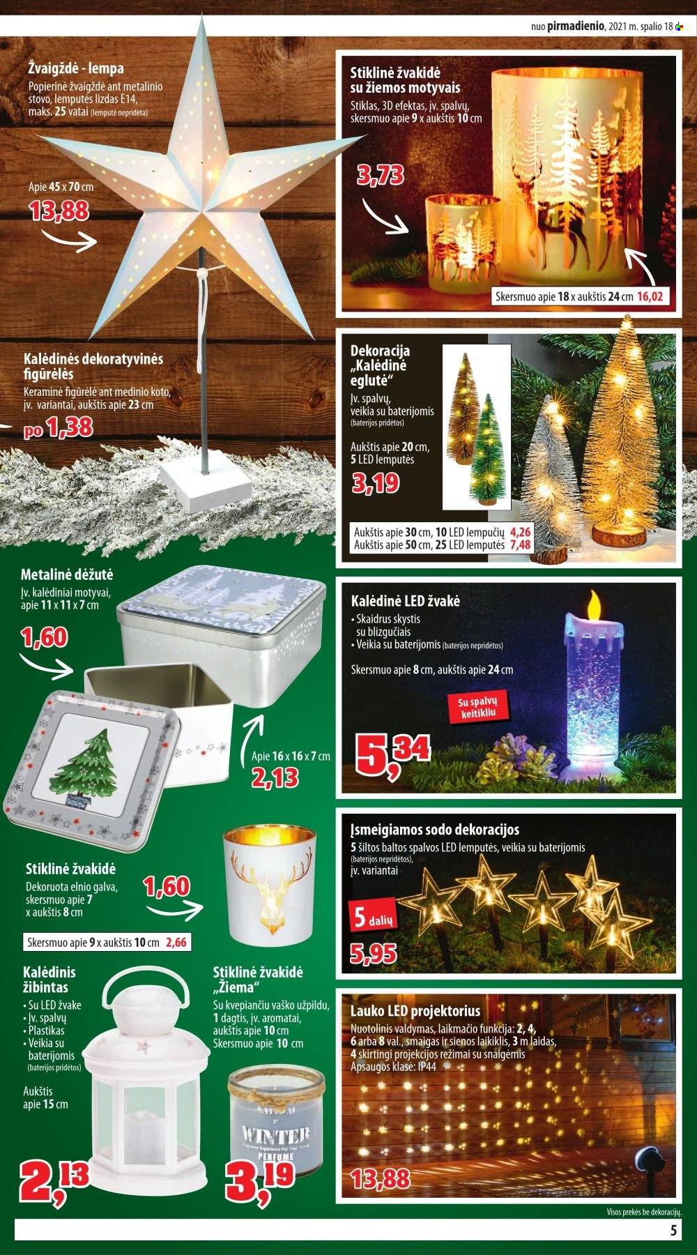 thumbnail - „Thomas Philipps“ leidinys - 2021 10 18 - 2021 10 23 - Išpardavimų produktai - stiklinės, žvakė, baterijos, lemputé, led lemputė. 5 puslapis.