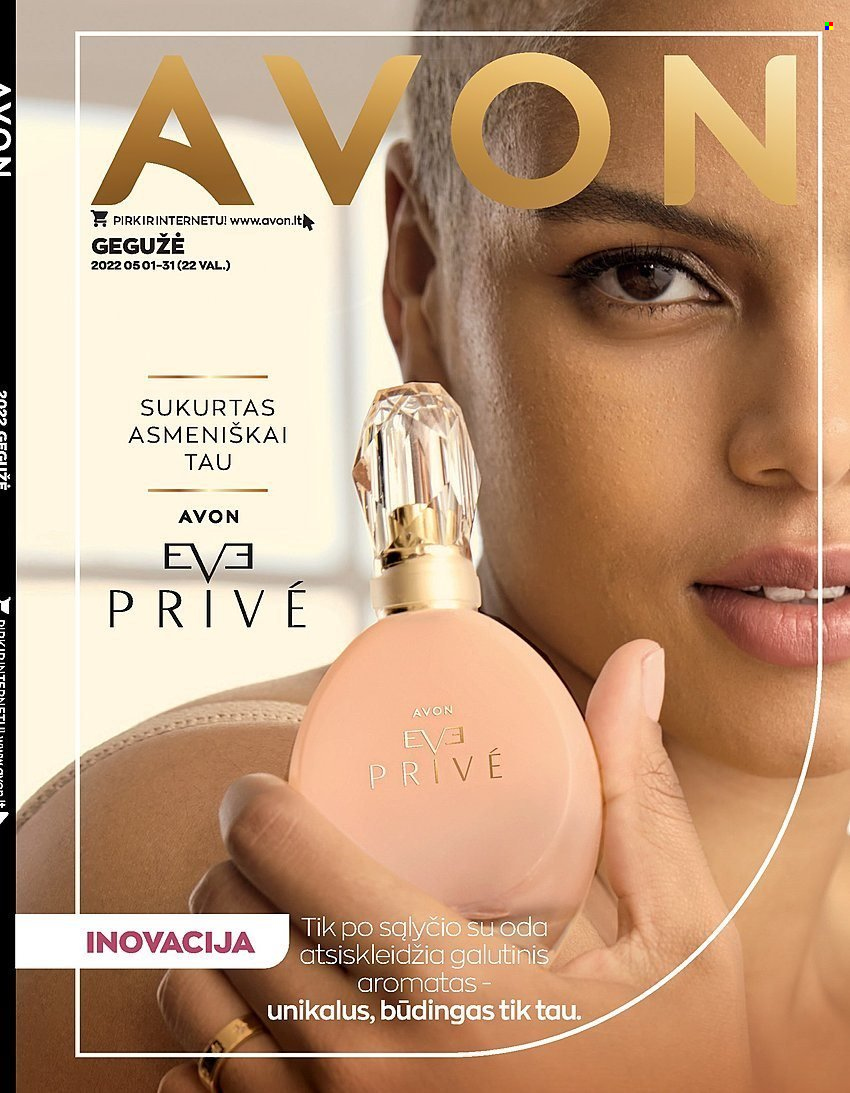 thumbnail - „Avon“ leidinys - 2022 05 01 - 2022 05 31 - Išpardavimų produktai - Avon. 1 puslapis.