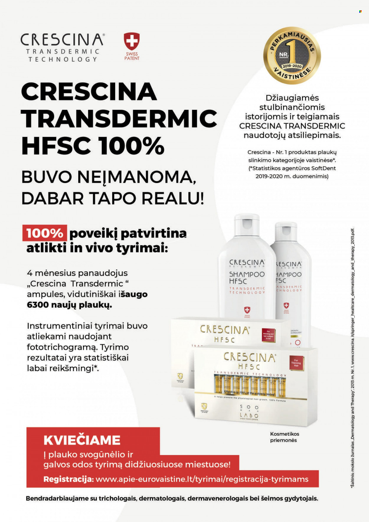 thumbnail - „EUROVAISTINĖ“ leidinys - 2022 05 03 - 2022 05 31 - Išpardavimų produktai - shampoo, Crescina. 28 puslapis.
