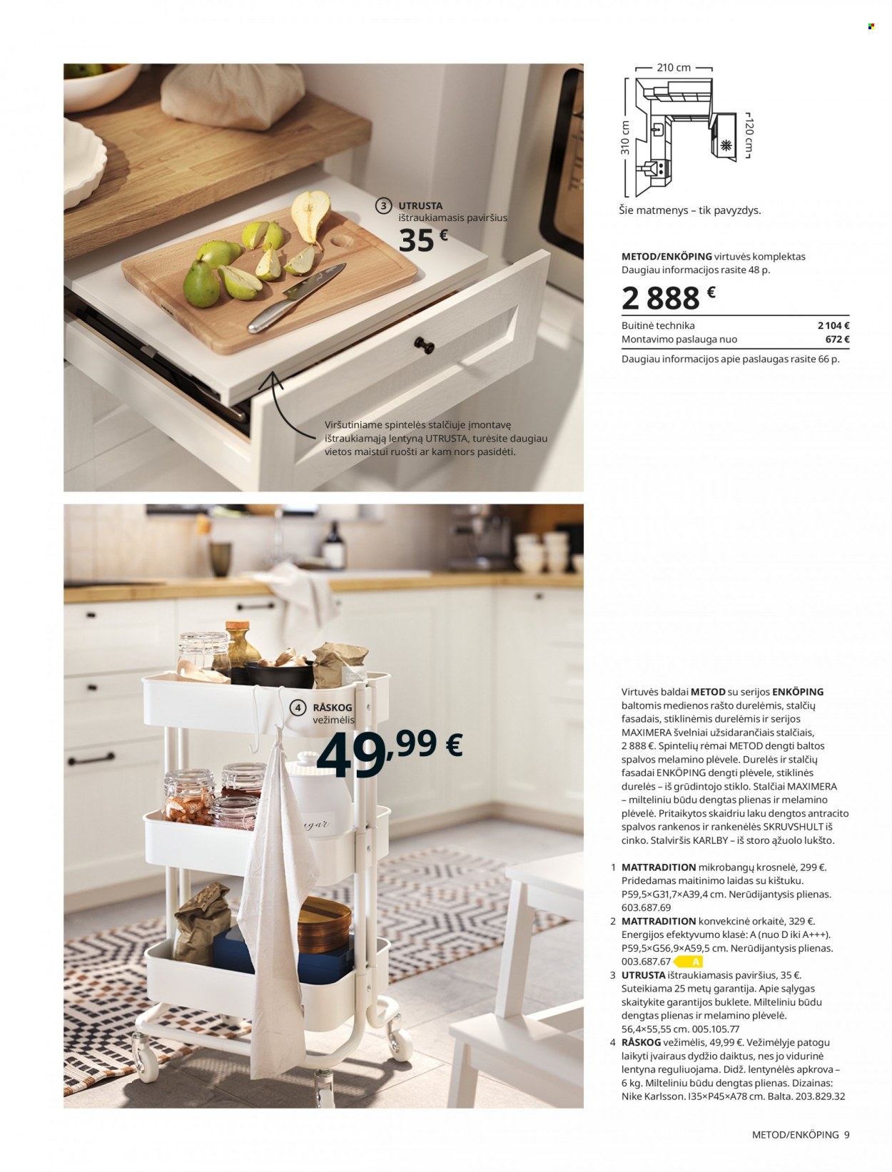 thumbnail - „IKEA“ leidinys - Išpardavimų produktai - spintelė, lentyna, rėmas. 9 puslapis.