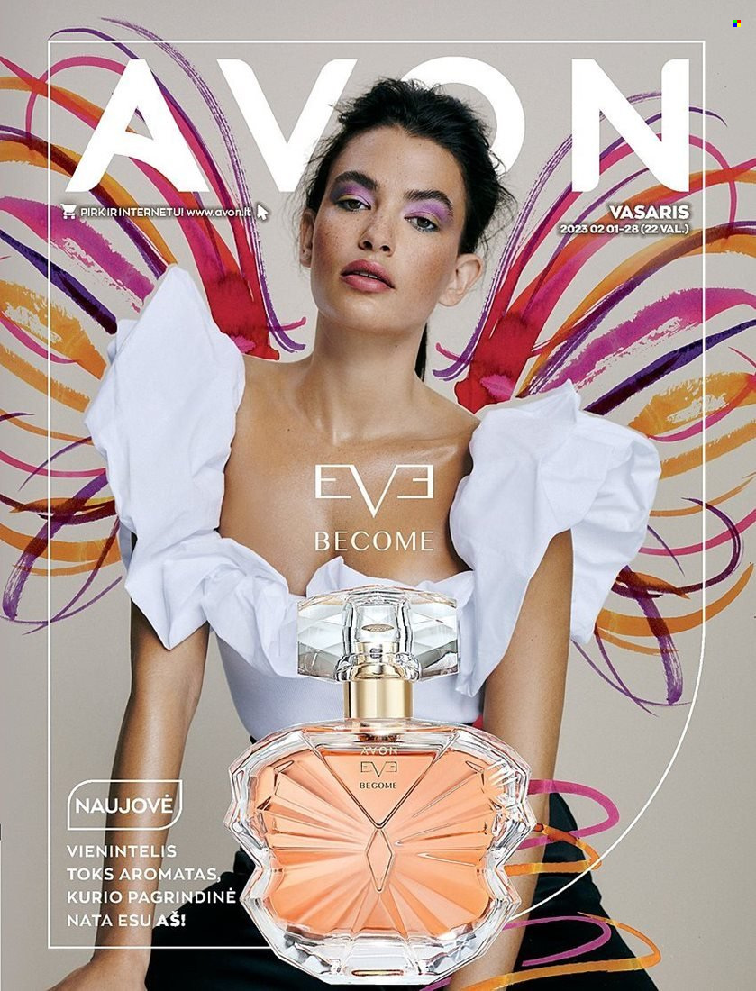 thumbnail - „Avon“ leidinys - 2023 02 01 - 2023 02 28 - Išpardavimų produktai - Avon. 1 puslapis.