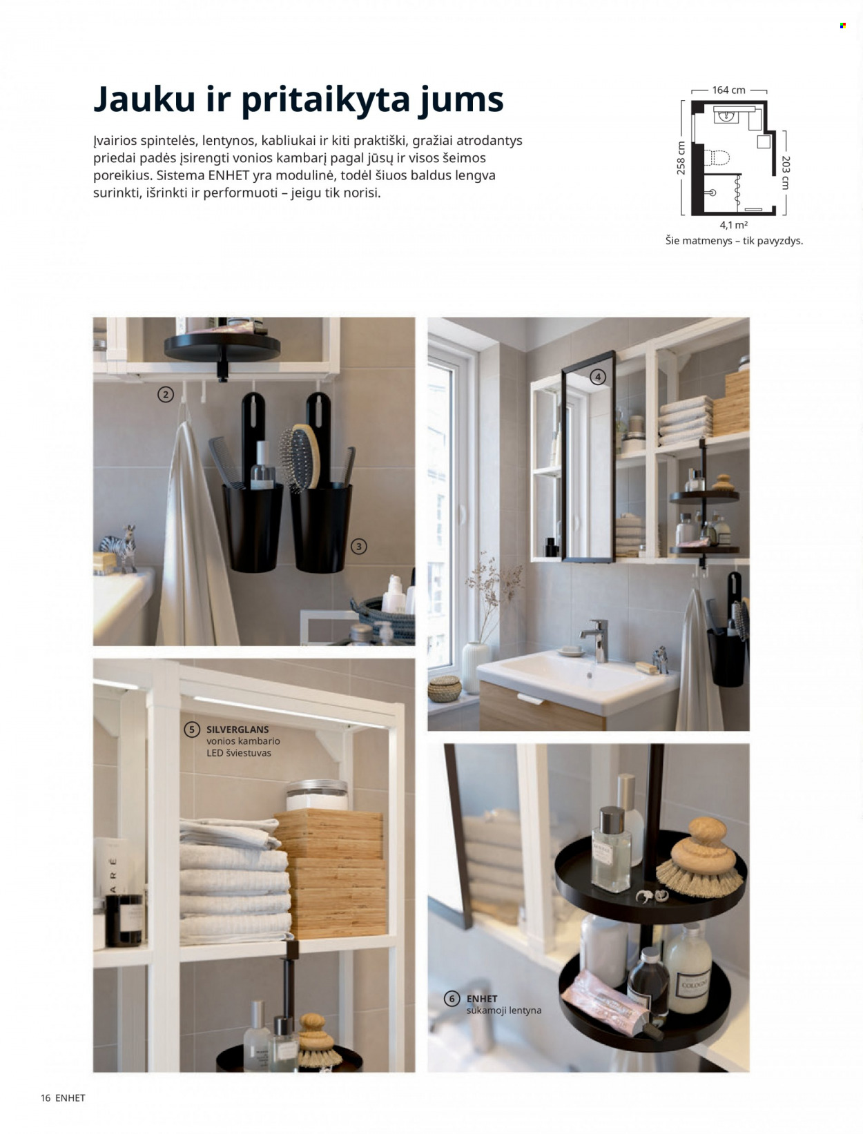thumbnail - „IKEA“ leidinys - Išpardavimų produktai - spintelė, lentyna, rėmas, veidrodis. 18 puslapis.