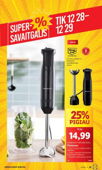 thumbnail - SILVERCREST® KITCHEN TOOLS Trintuvas