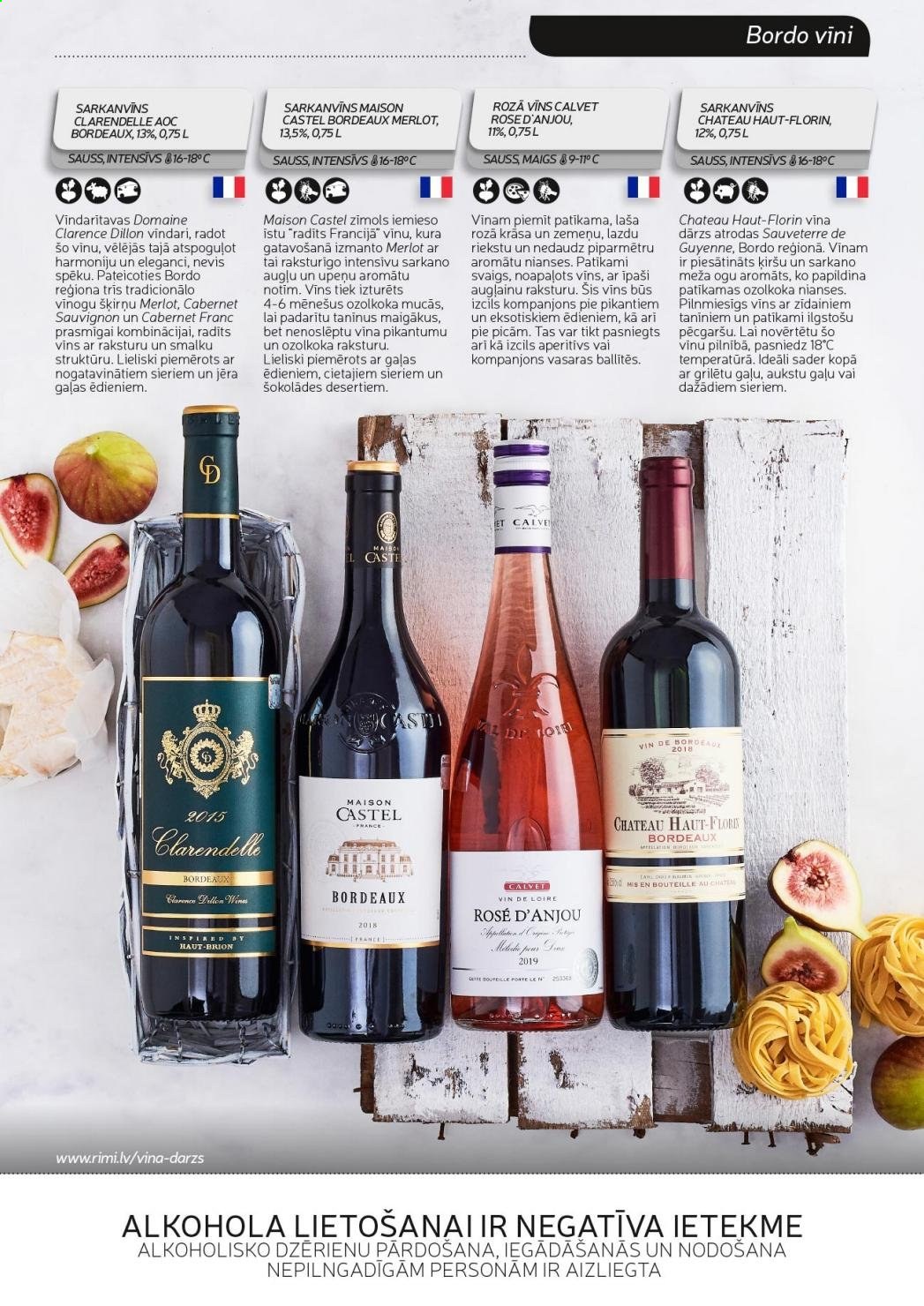 thumbnail - Rimi buklets - Akcijas preces - picām, Bordeaux, Merlot, vīns, sarkanvīns. 11. lapa.