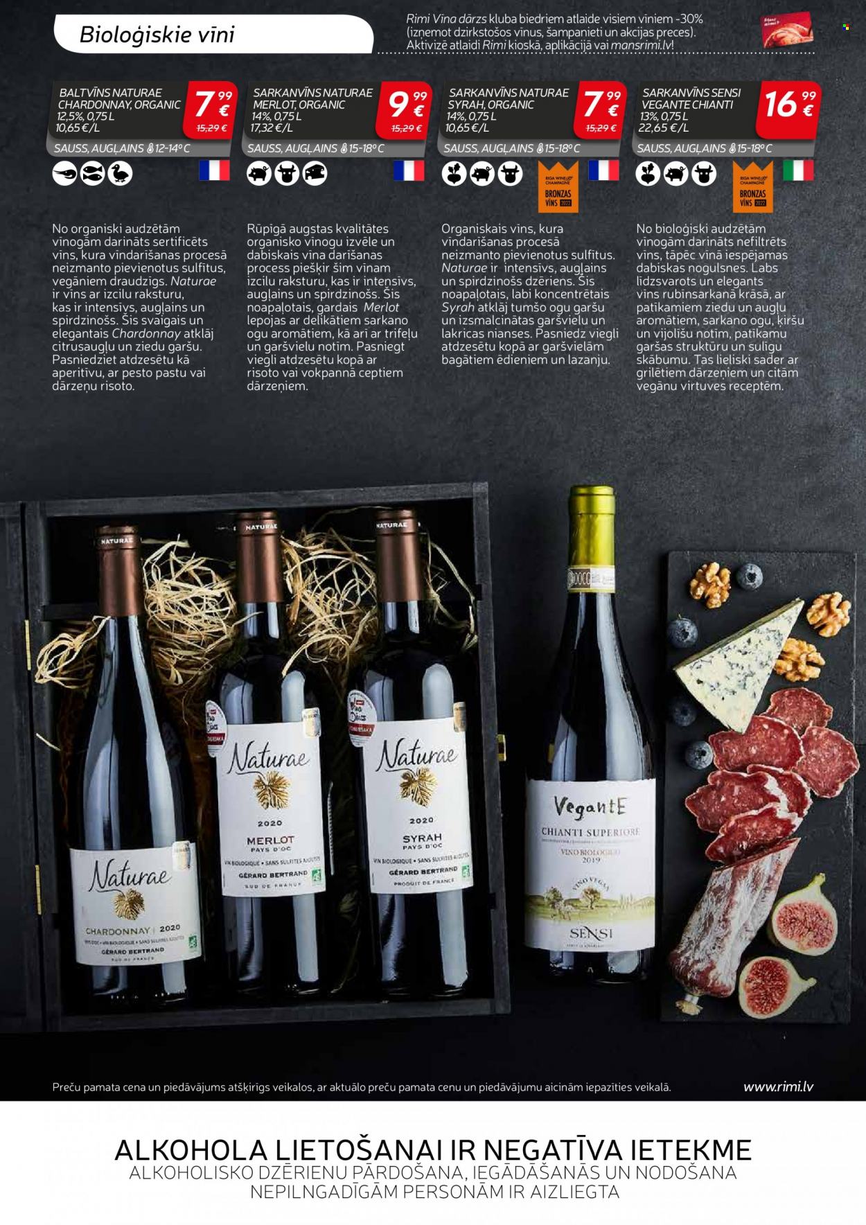 thumbnail - Rimi buklets - 29.11.2022. - 12.12.2022. - Akcijas preces - pesto, Chardonnay, Chianti, Merlot, vīns, baltvīns, sarkanvīns. 16. lapa.
