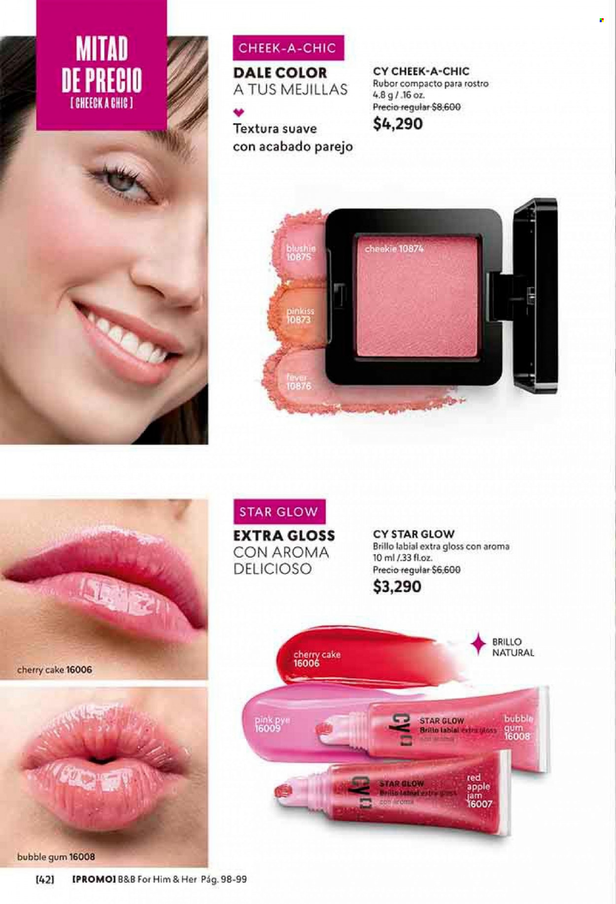 thumbnail - Catálogo Cyzone - Ventas - brillo de labios, labial, rubor compacto. Página 42.