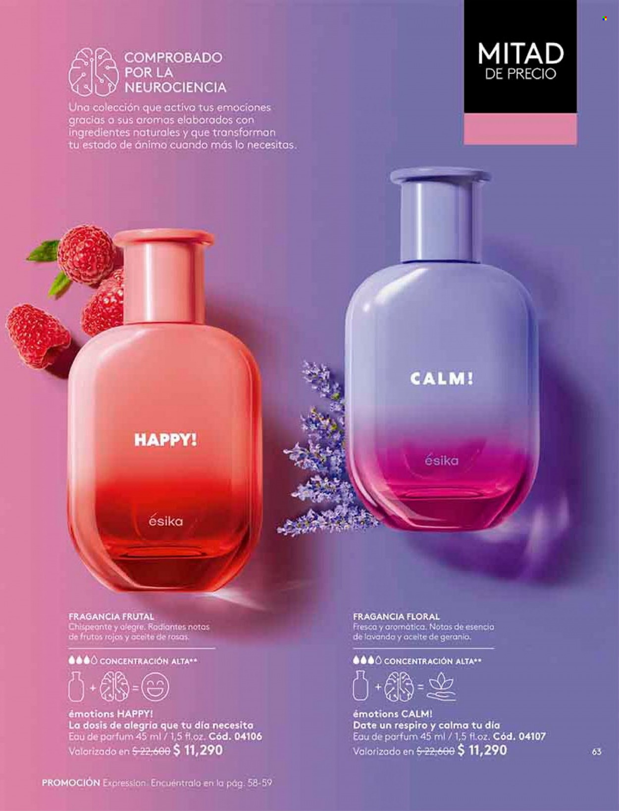 thumbnail - Catálogo Ésika - Ventas - perfume. Página 63.
