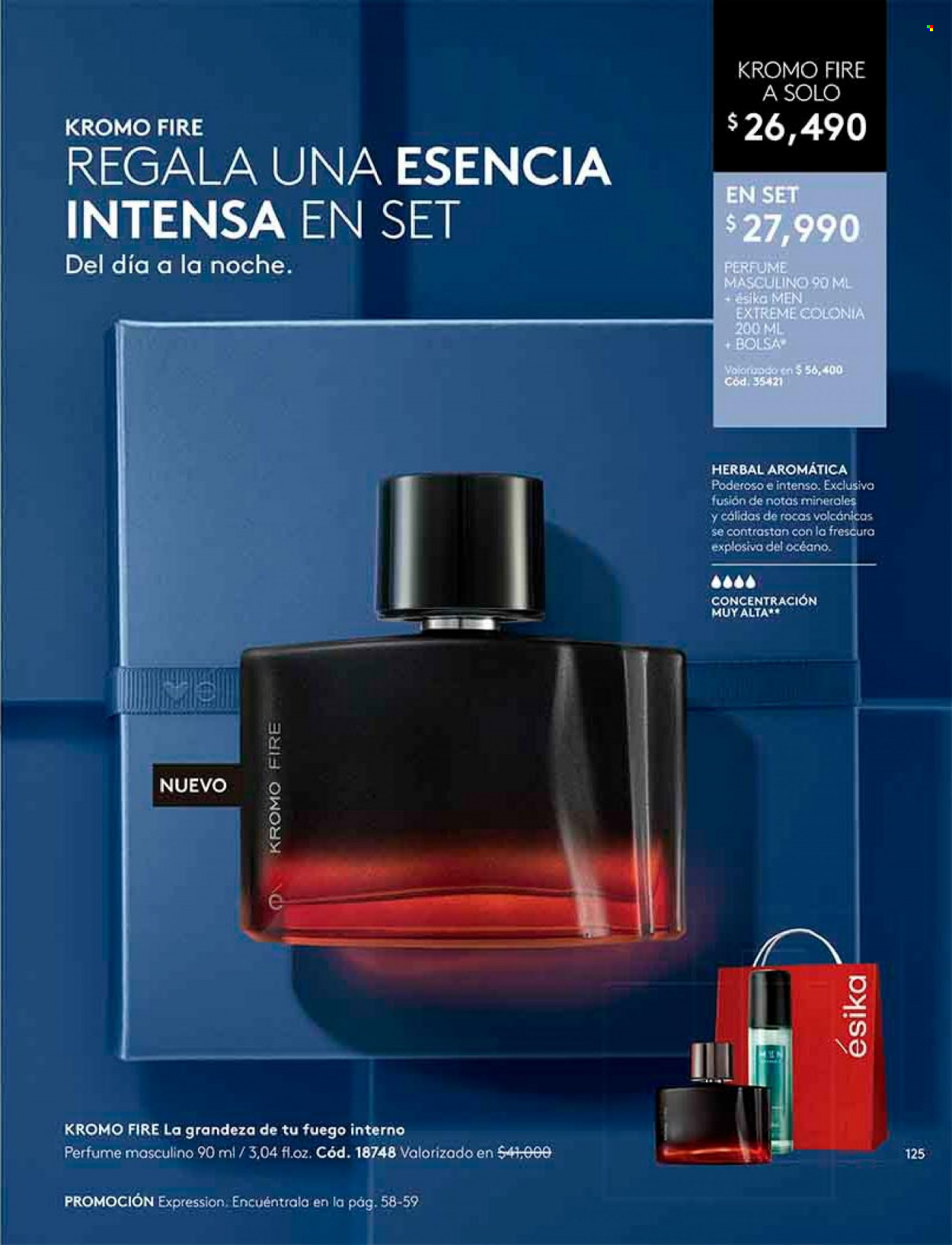 thumbnail - Catálogo Ésika - Ventas - perfume. Página 125.